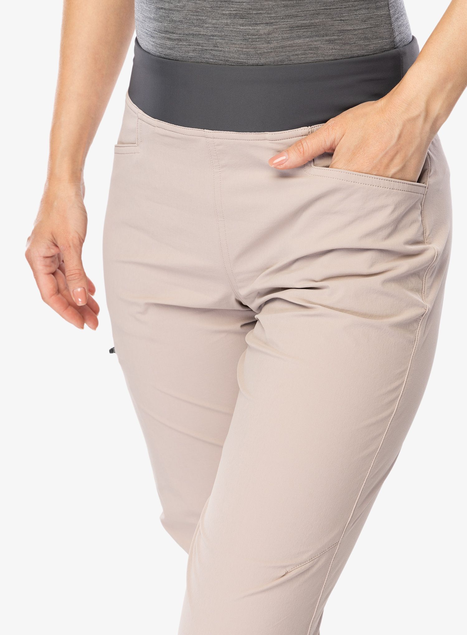 Ženske treking hlače Black Diamond Alpine Light Pants - pale mauve