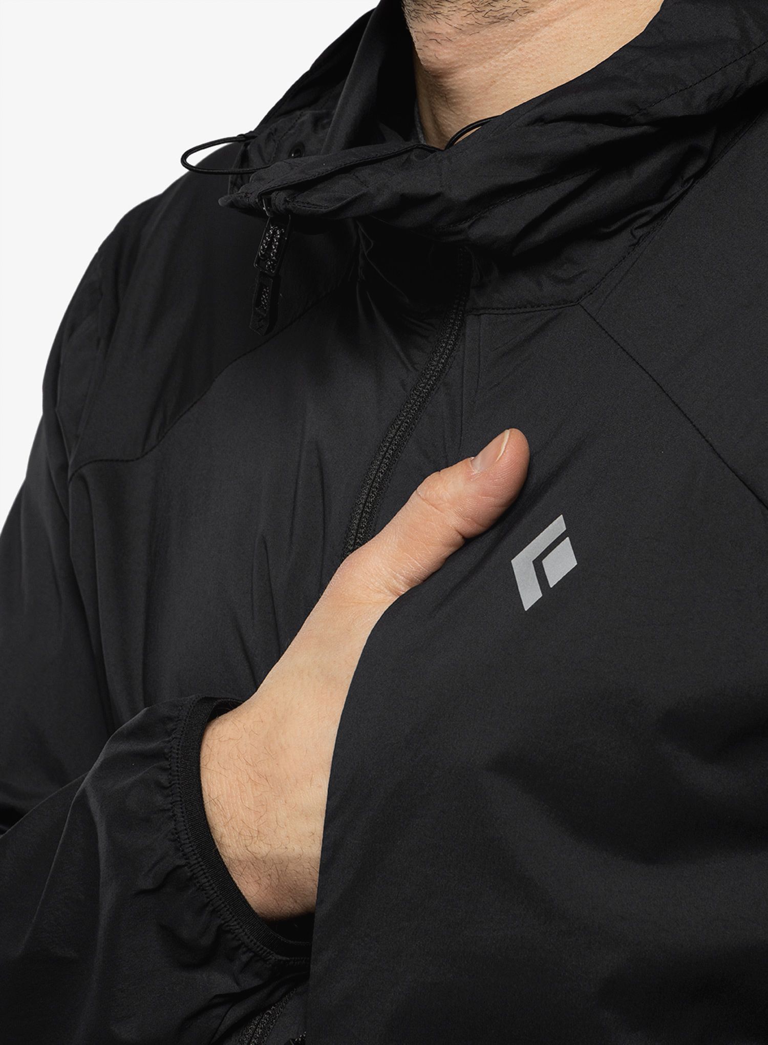 Softshell jakna Black Diamond Alpine Start Hoody - black