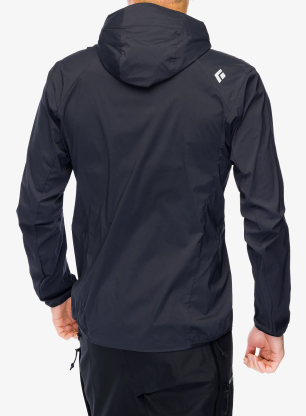 Softshell jakna Black Diamond Alpine Start Hoody - black/black