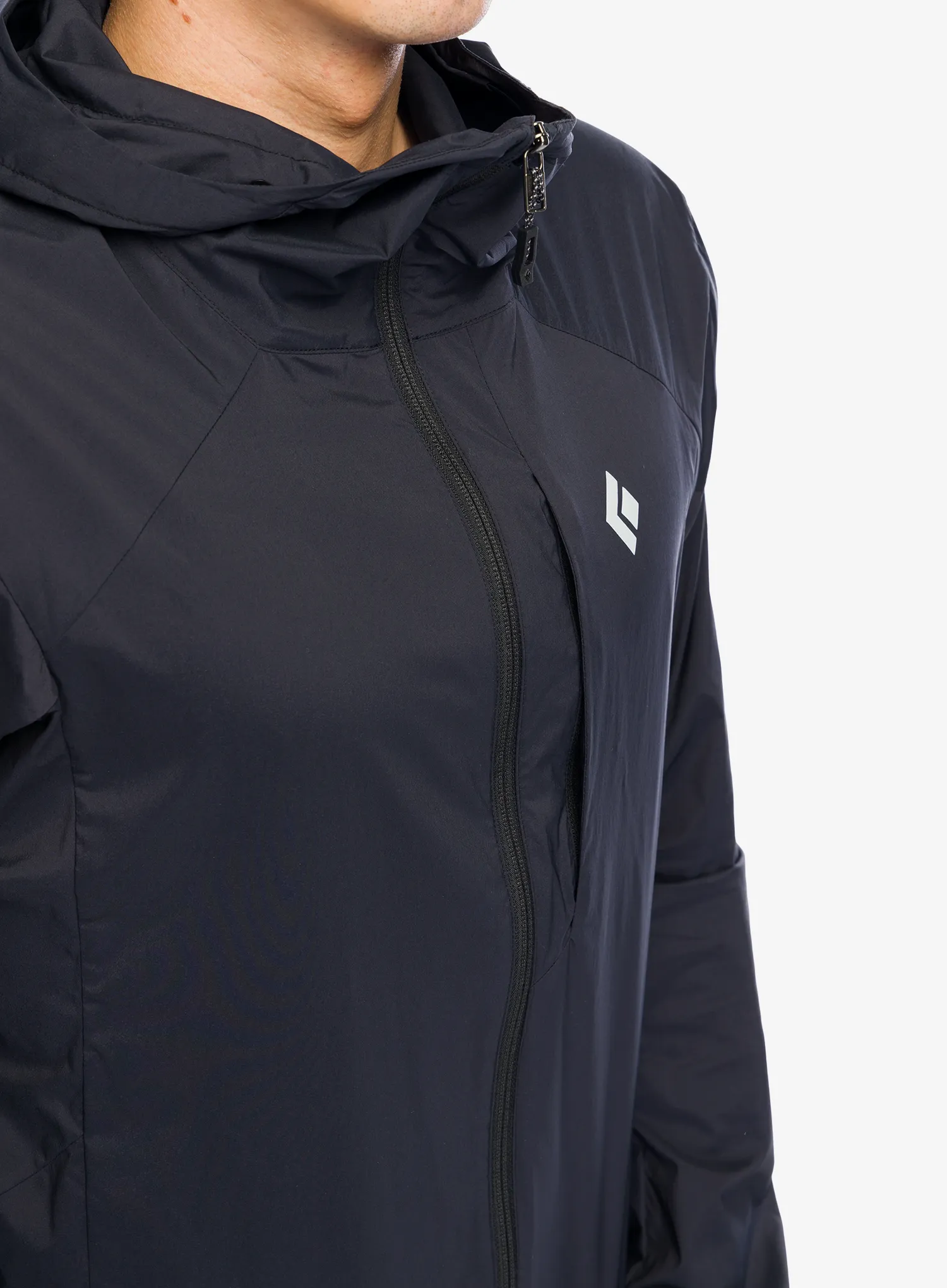 Softshell jakna Black Diamond Alpine Start Hoody - black/black
