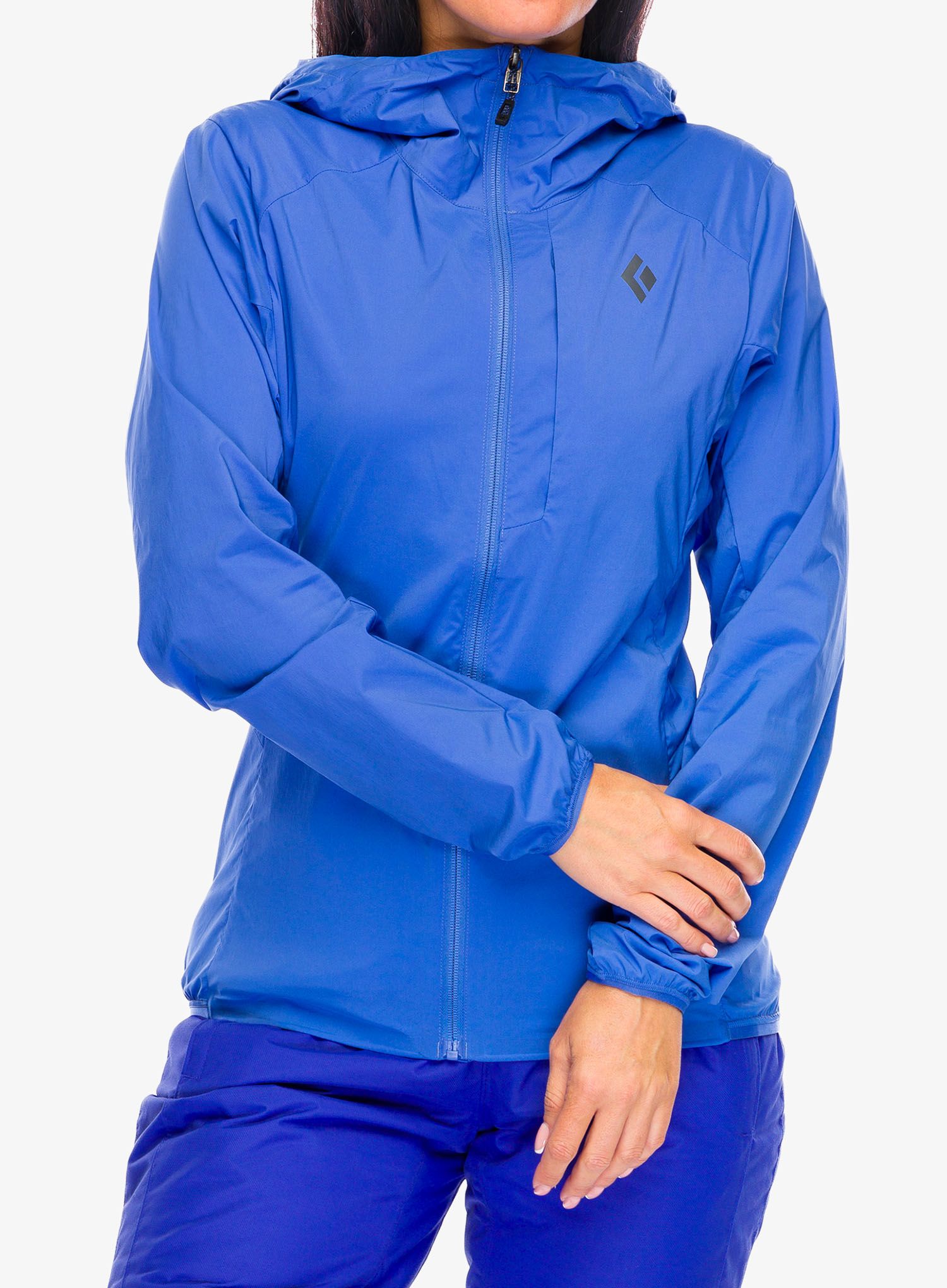 Ženska softshell jakna Black Diamond Alpine Start Hoody - clean blue