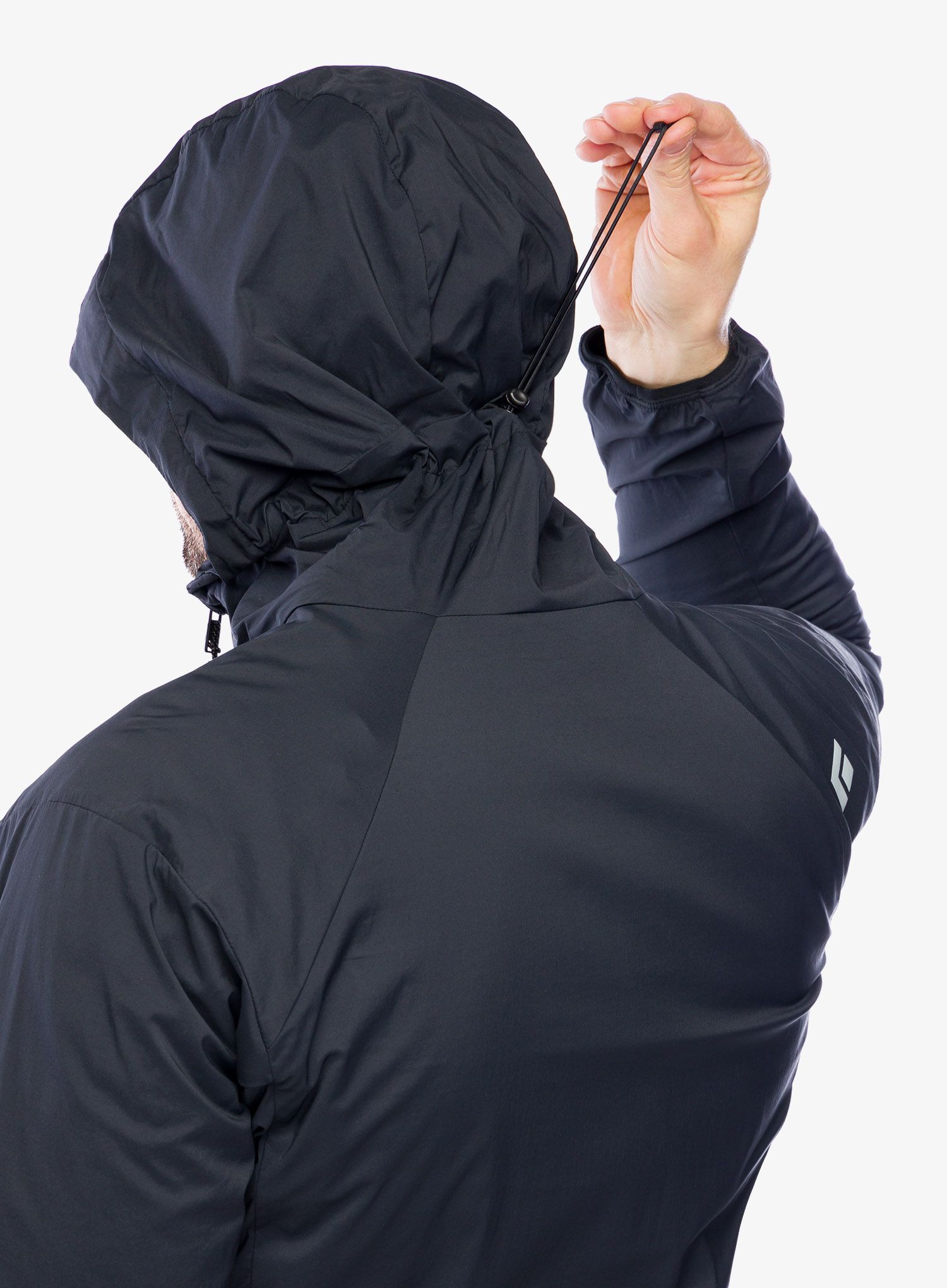 Softshell jakna Black Diamond Alpine Start Insulated Hoody - black