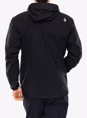 Softshell jakna Black Diamond Alpine Start Insulated Hoody - black/black