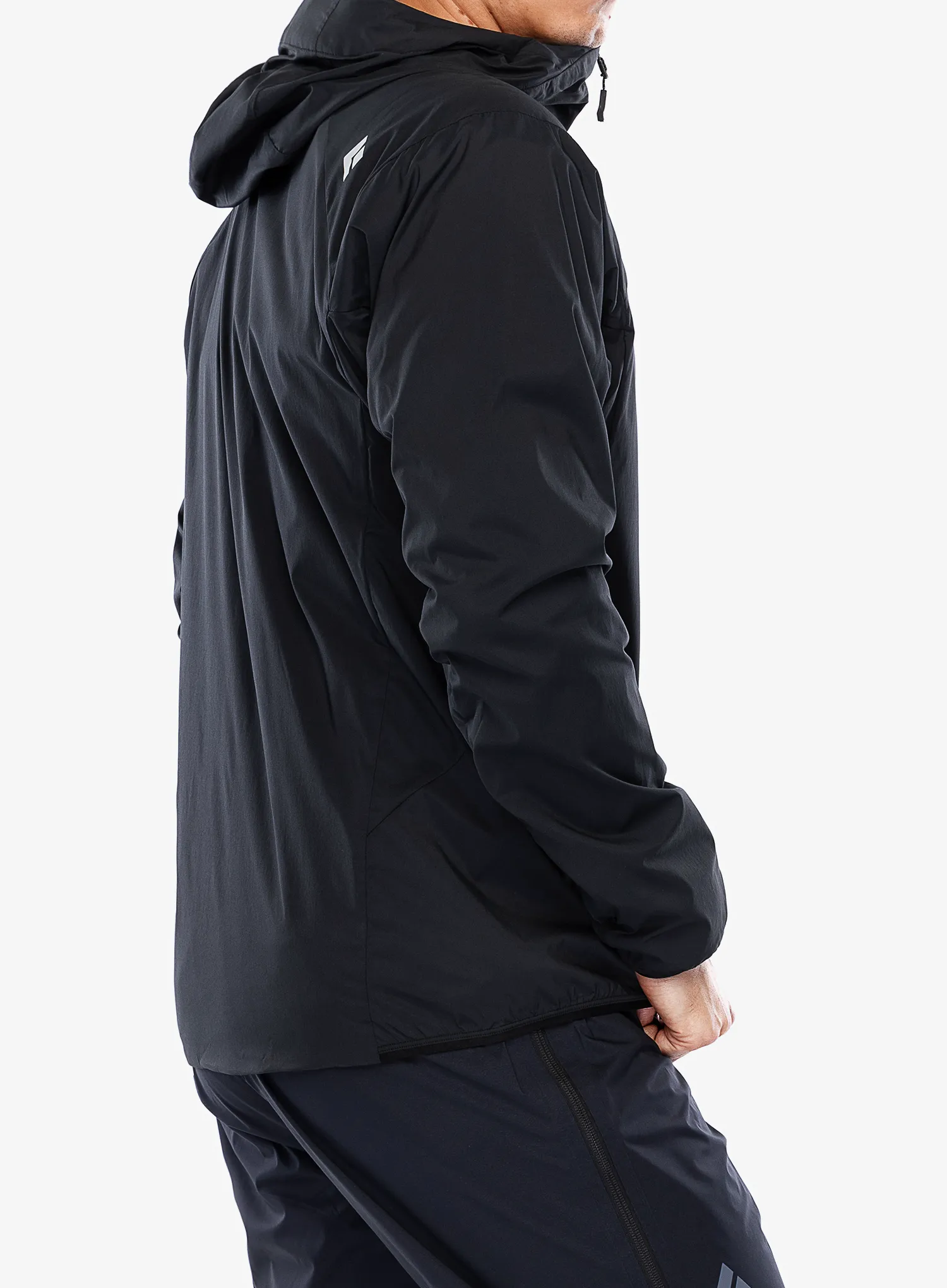 Softshell jakna Black Diamond Alpine Start Insulated Hoody - black/black
