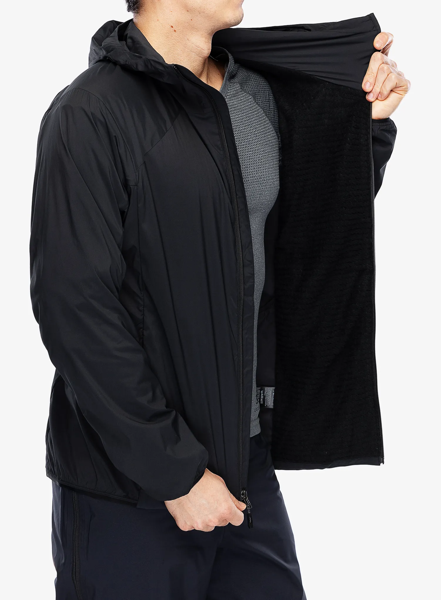 Softshell jakna Black Diamond Alpine Start Insulated Hoody - black/black