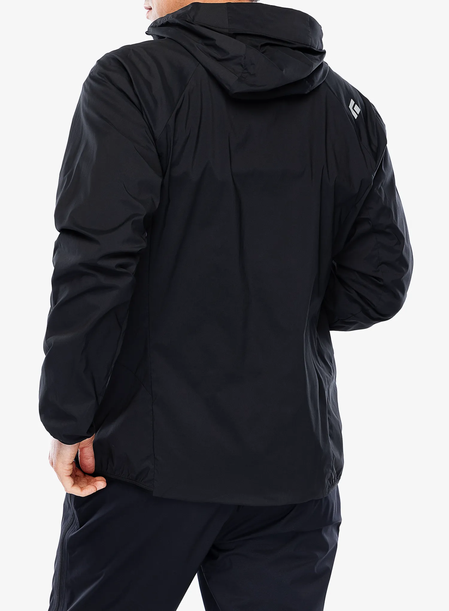 Softshell jakna Black Diamond Alpine Start Insulated Hoody - black/black