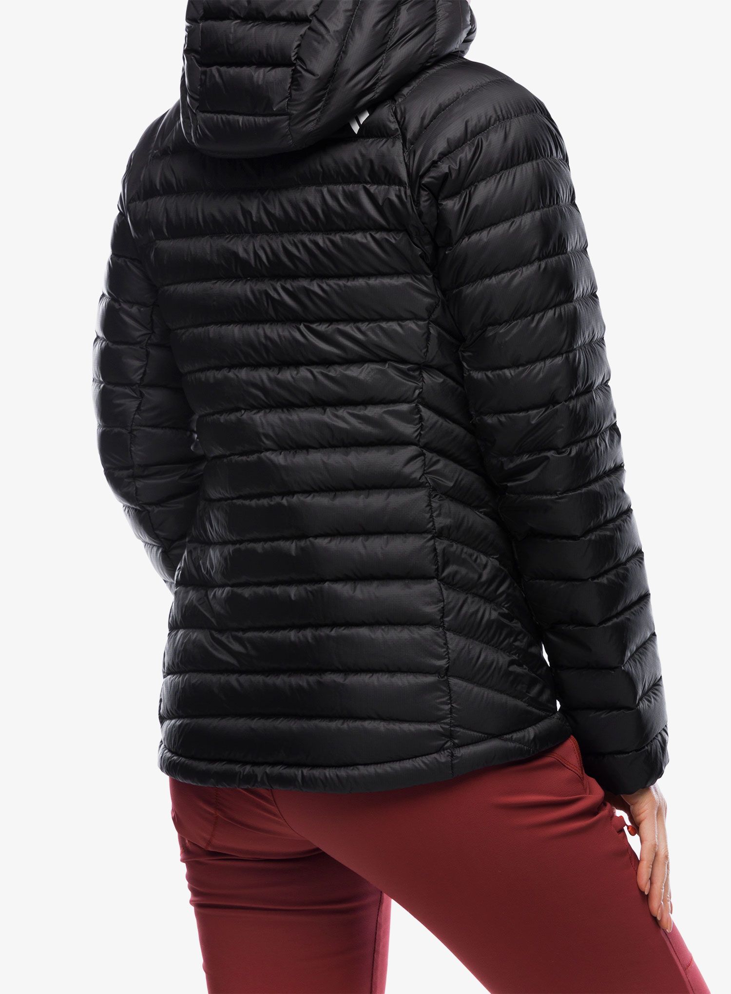 Ženska puhovka Black Diamond Approach Down Hoody - black/black