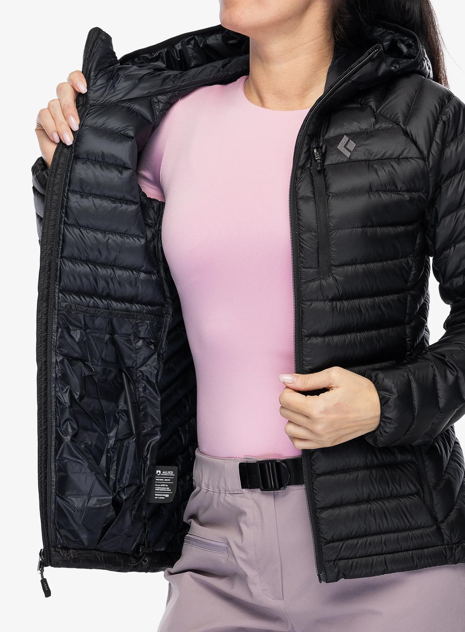 Ženska puhovka Black Diamond Approach Down Hoody - blck