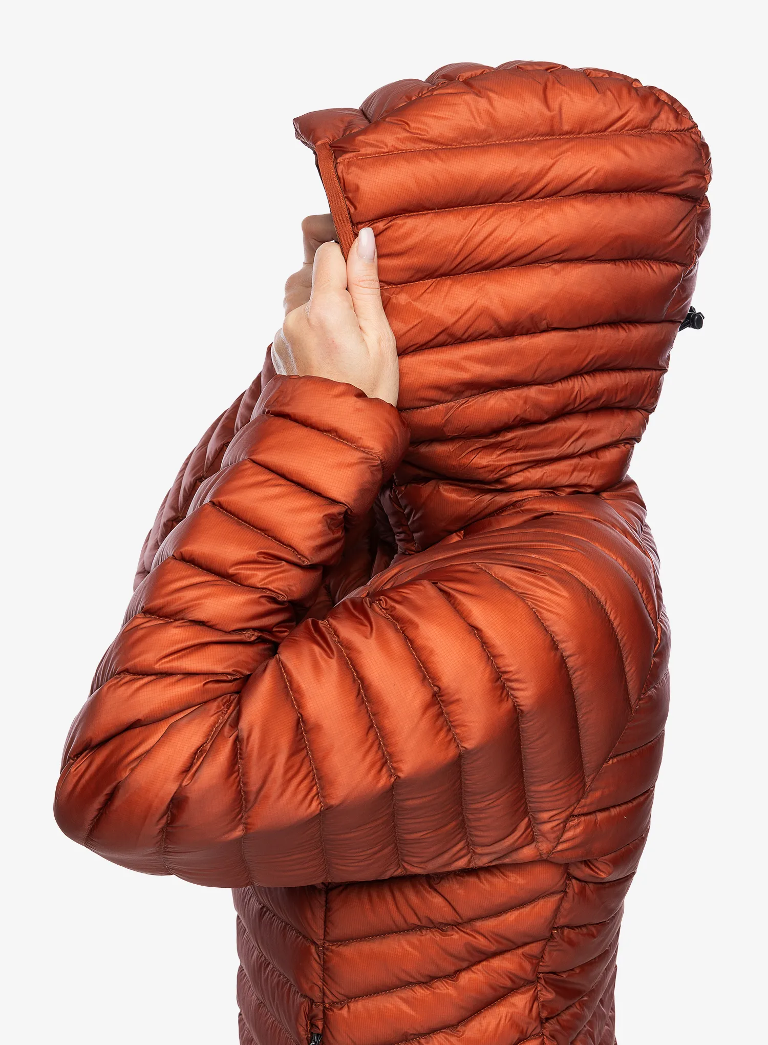 Ženska puhovka Black Diamond Approach Down Hoody - burnt sienna
