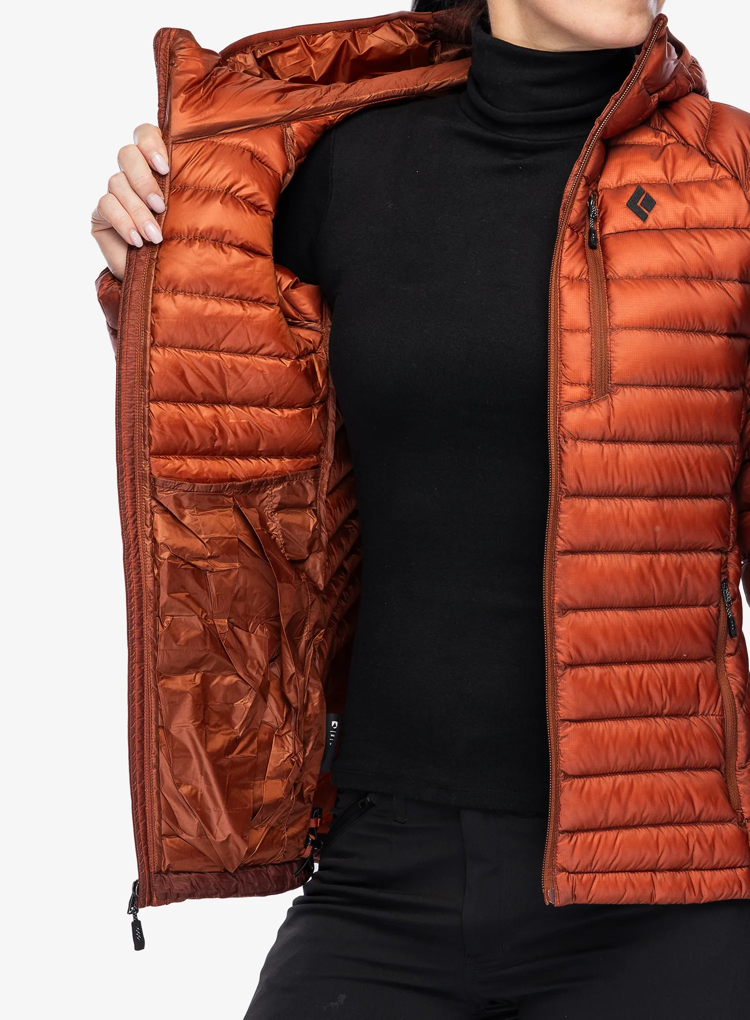 Ženska puhovka Black Diamond Approach Down Hoody - burnt sienna