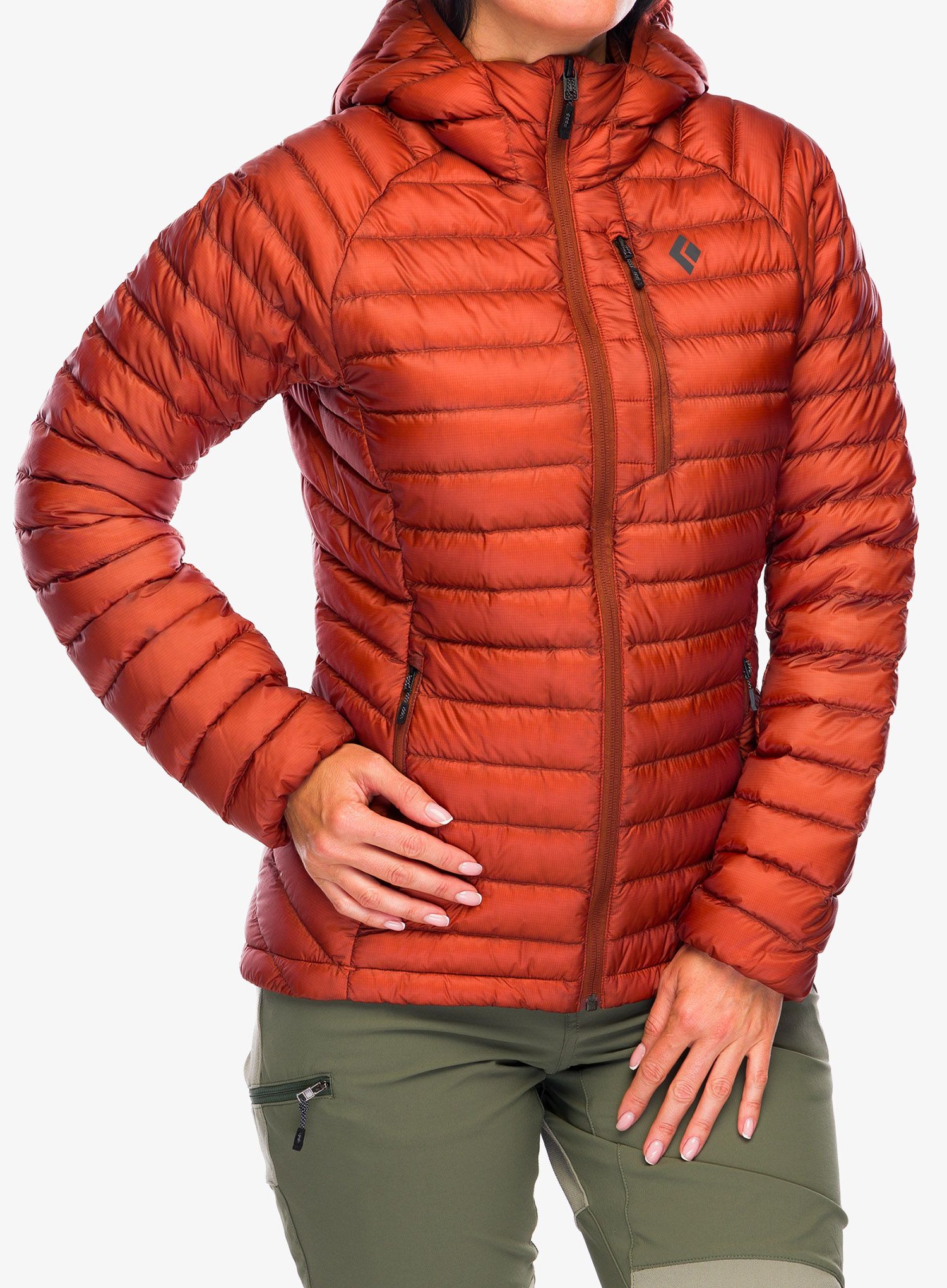 Ženska puhovka Black Diamond Approach Down Hoody - burnt sienna