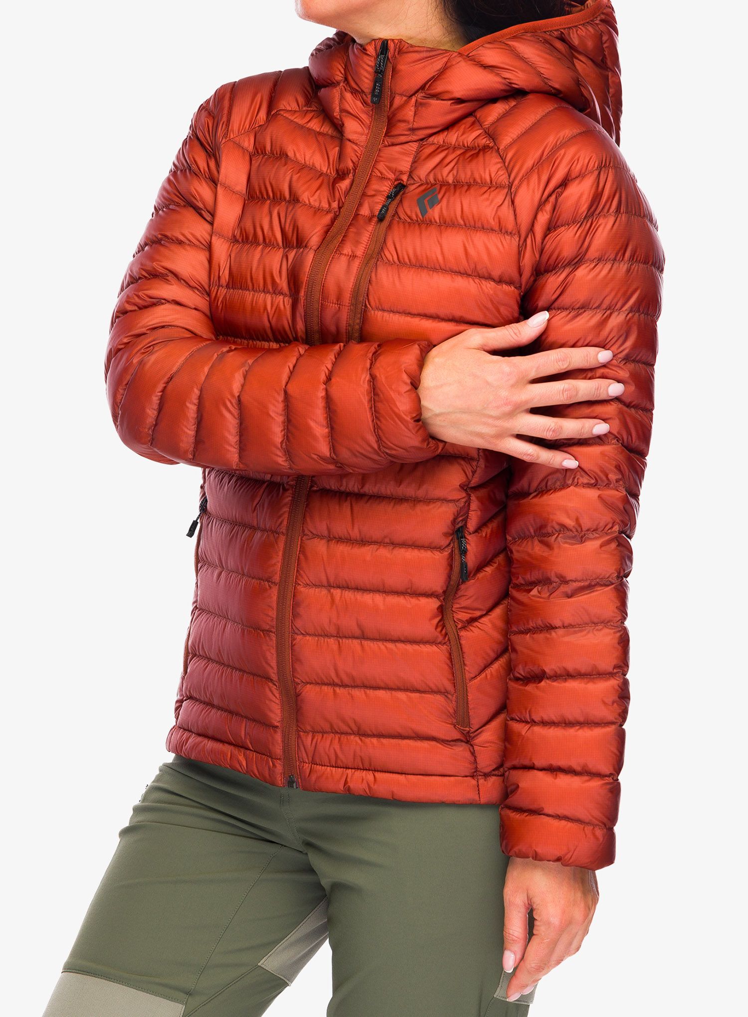 Ženska puhovka Black Diamond Approach Down Hoody - burnt sienna