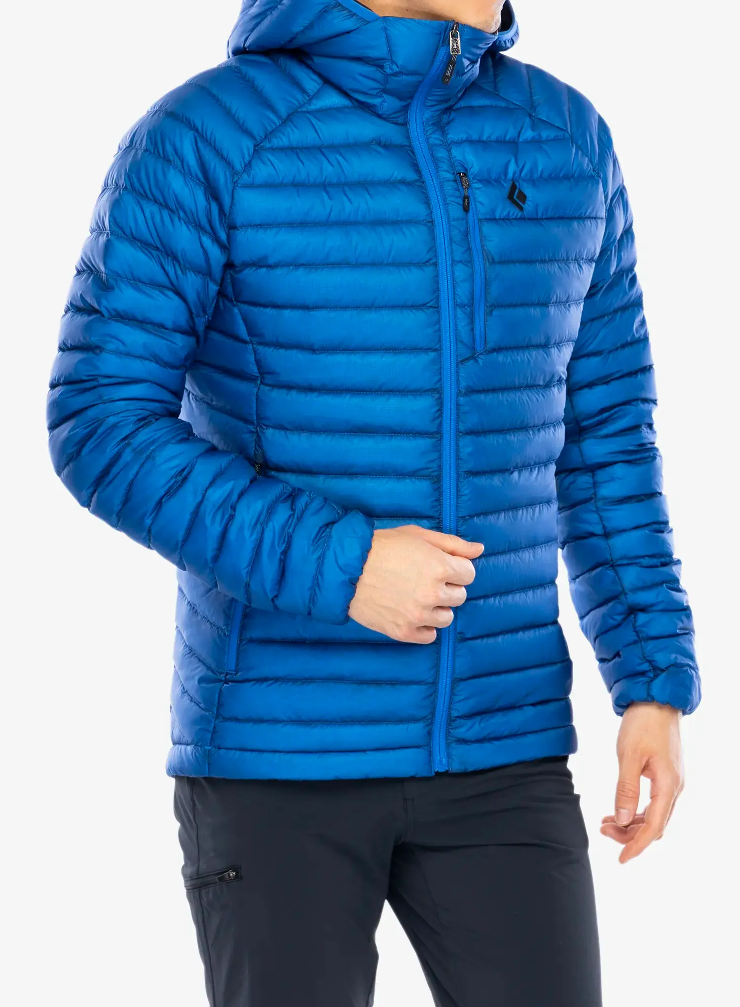 Puhovka Black Diamond Approach Down Hoody - drifter blue