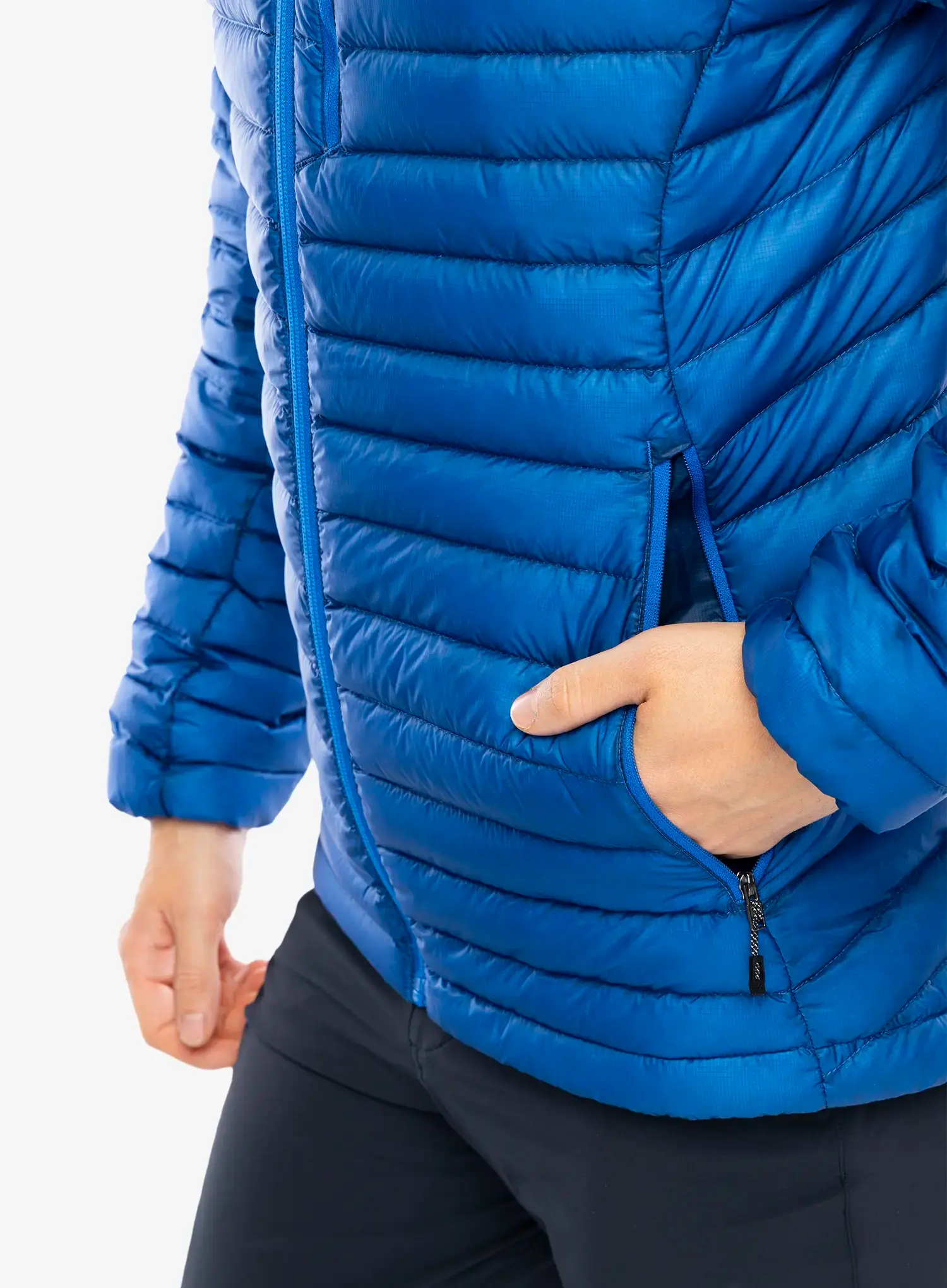 Puhovka Black Diamond Approach Down Hoody - drifter blue