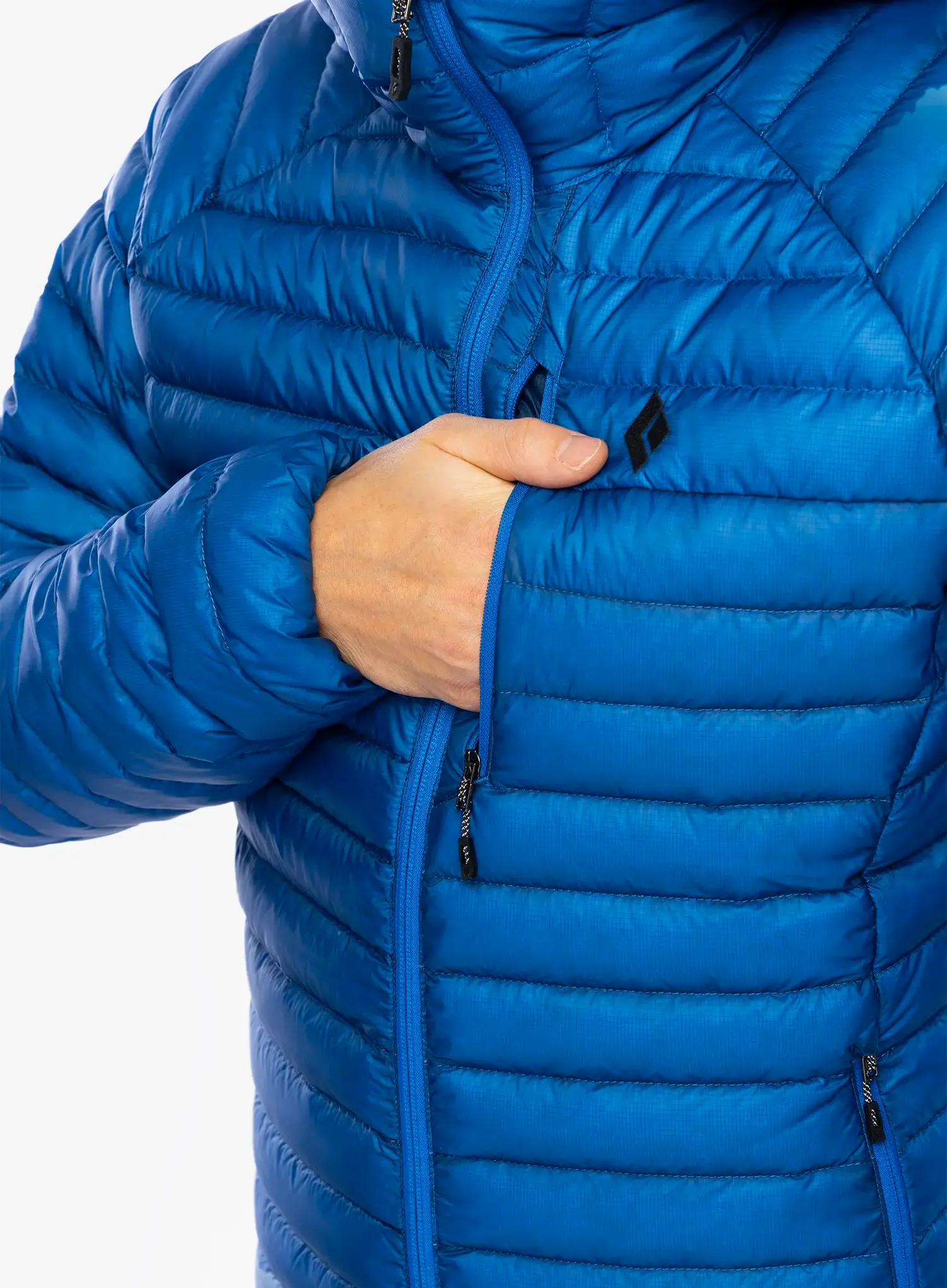 Puhovka Black Diamond Approach Down Hoody - drifter blue