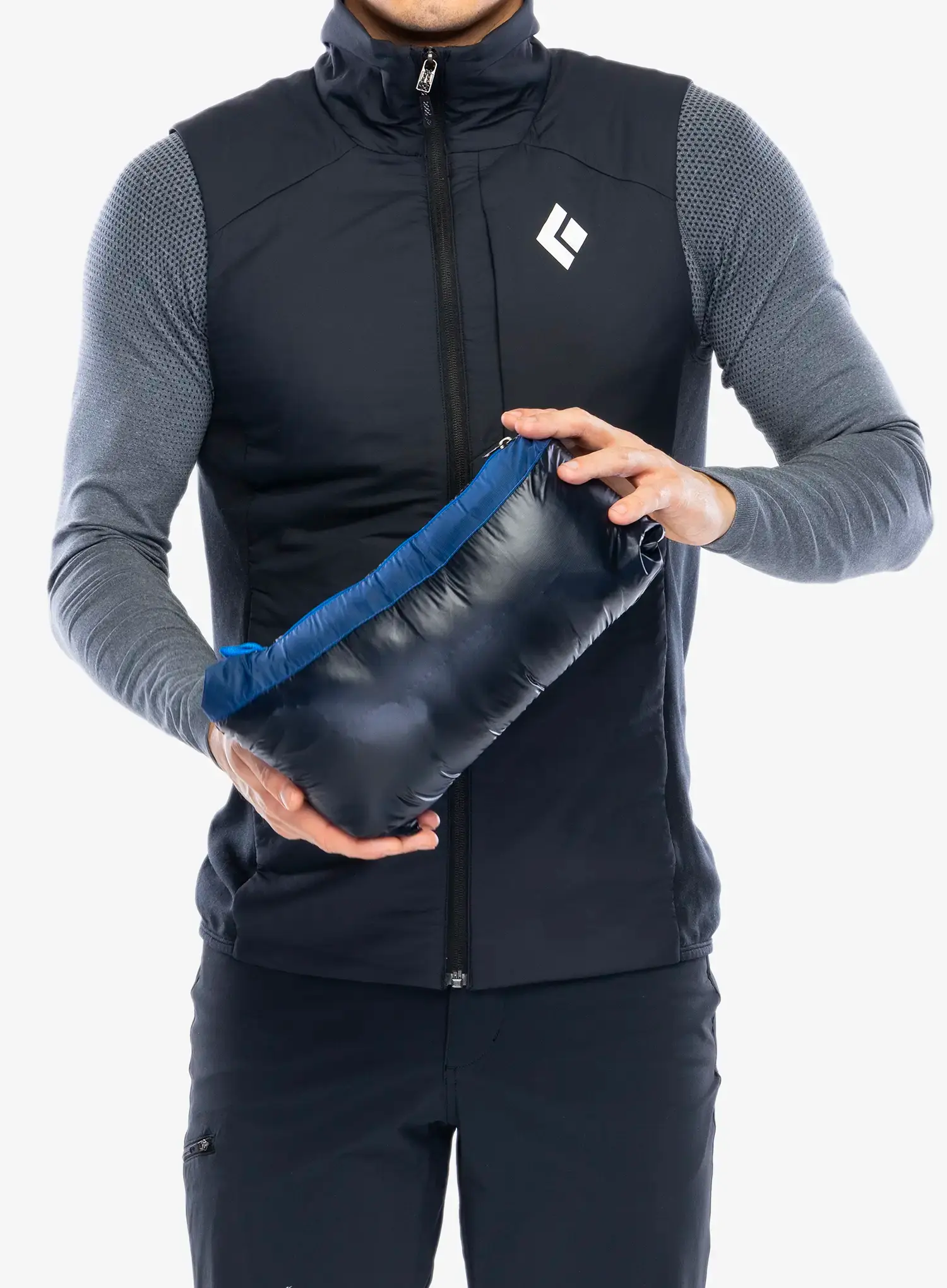 Puhovka Black Diamond Approach Down Hoody - drifter blue