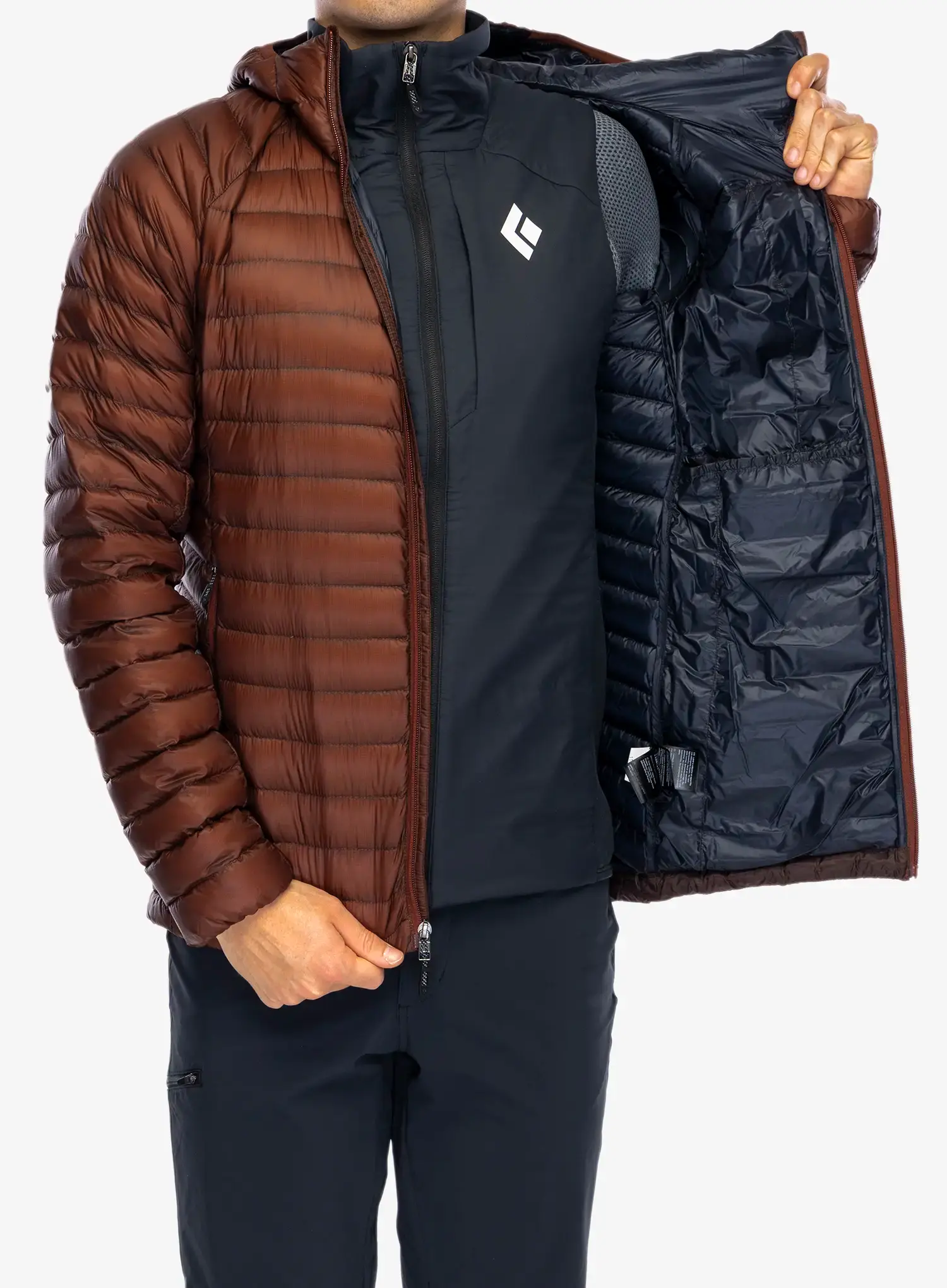 Puhovka Black Diamond Approach Down Hoody - iron red