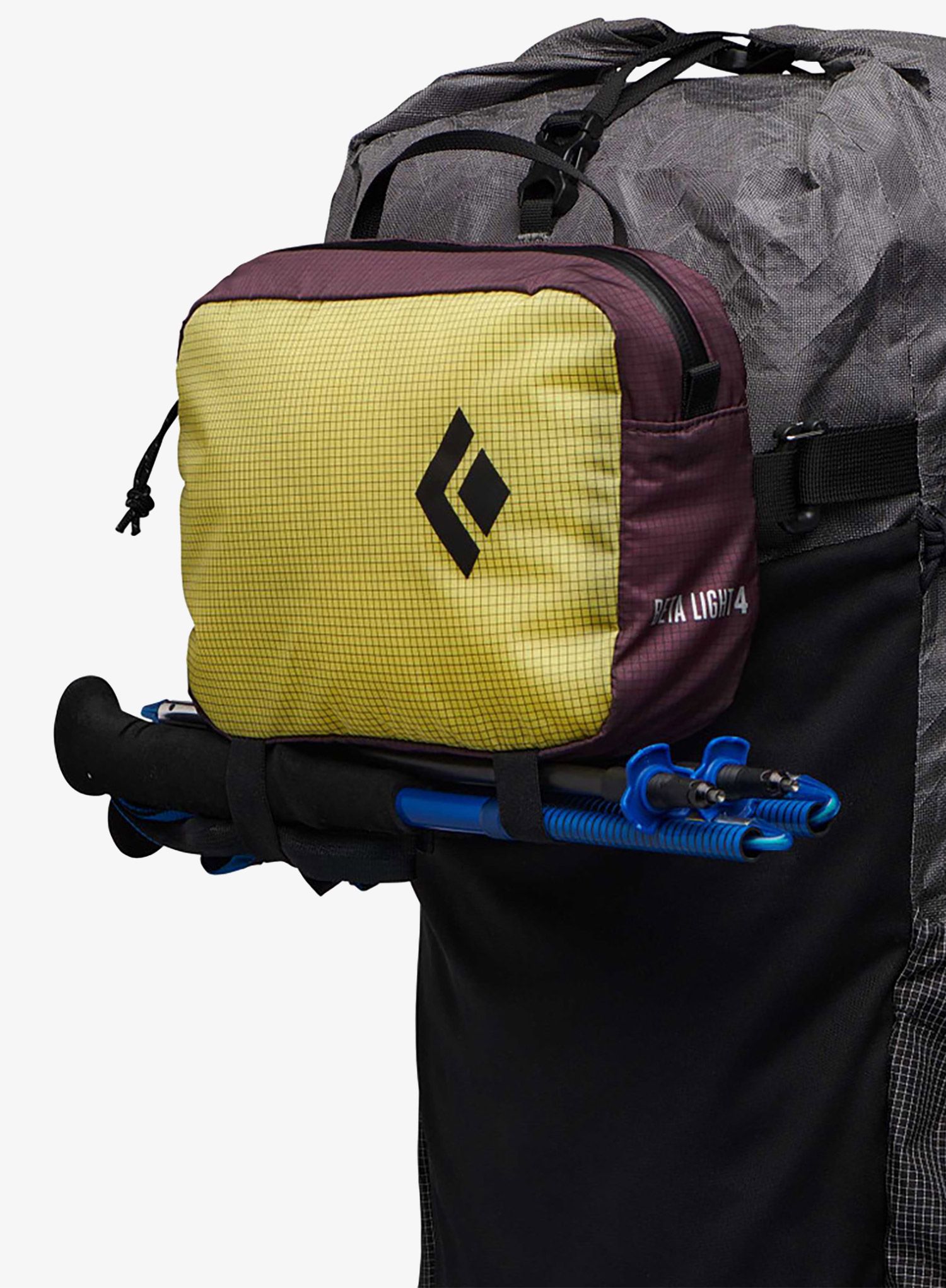 Žep za nahrbtnik Black Diamond Beta Light Pack Satellite Bag - mulberry/sunflare