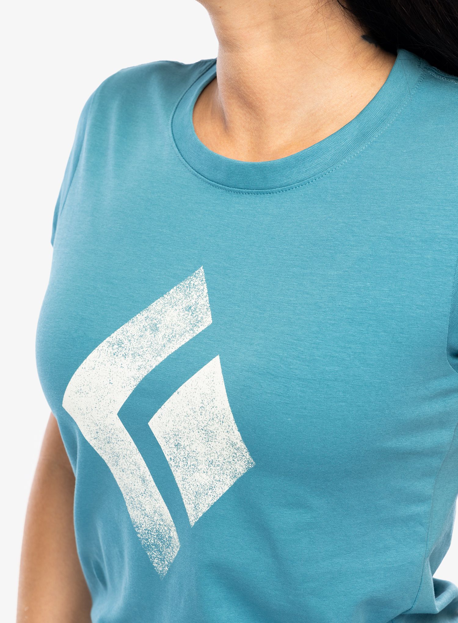 Ženska majica Black Diamond Chalked Up Tee S/S - cerulean blue