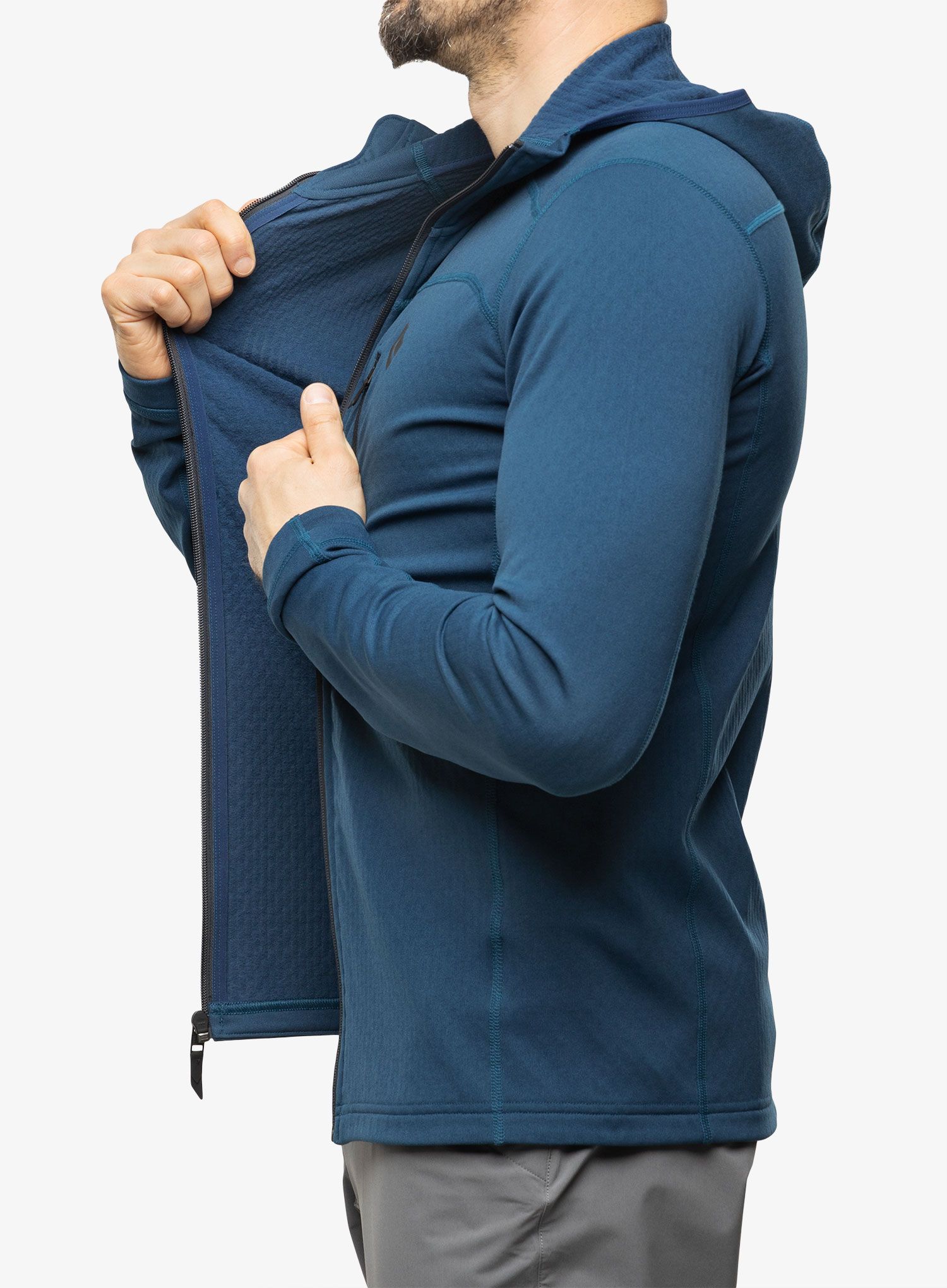 Jopica s kapuco Black Diamond Coefficient Fleece Hoody - azurite