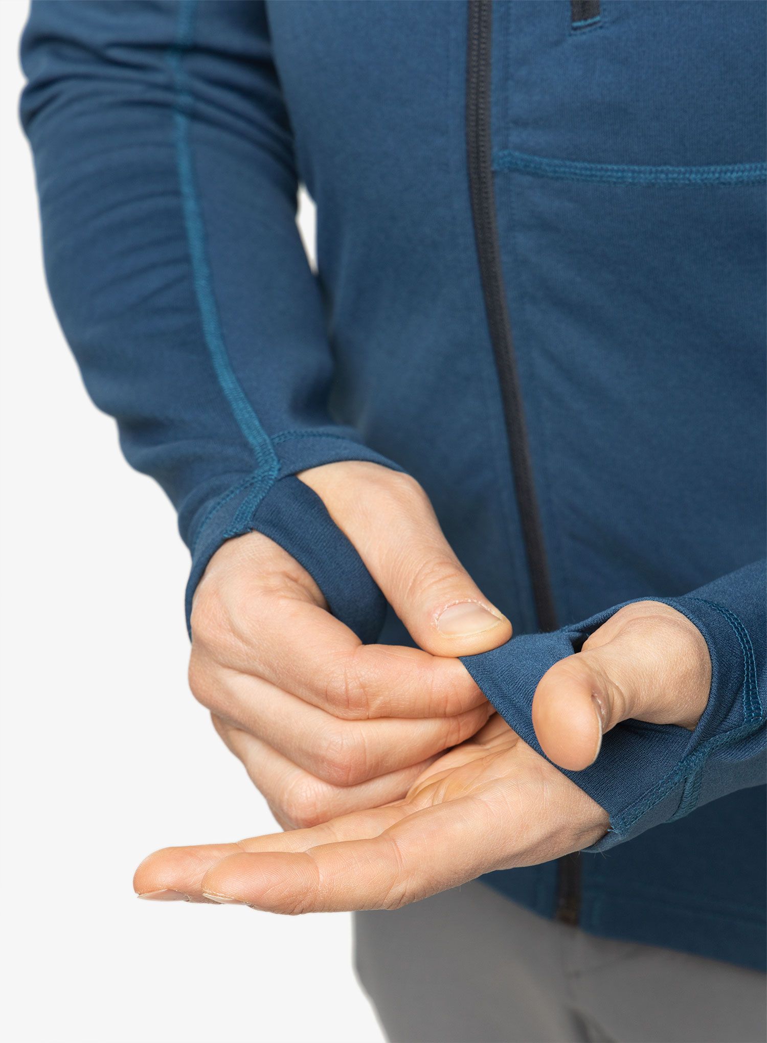 Jopica s kapuco Black Diamond Coefficient Fleece Hoody - azurite
