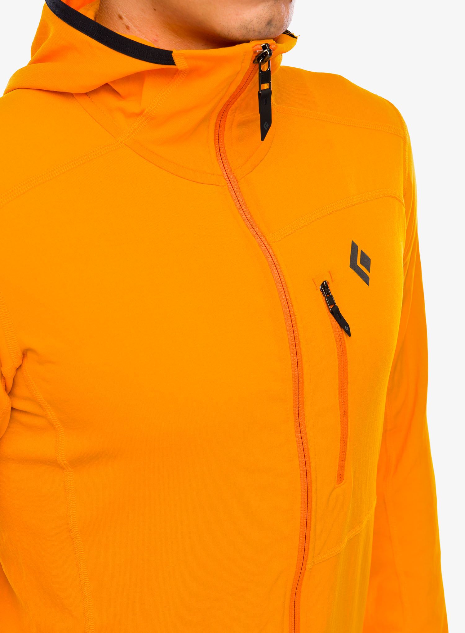 Jopica s kapuco Black Diamond Coefficient Hoody - bd orange