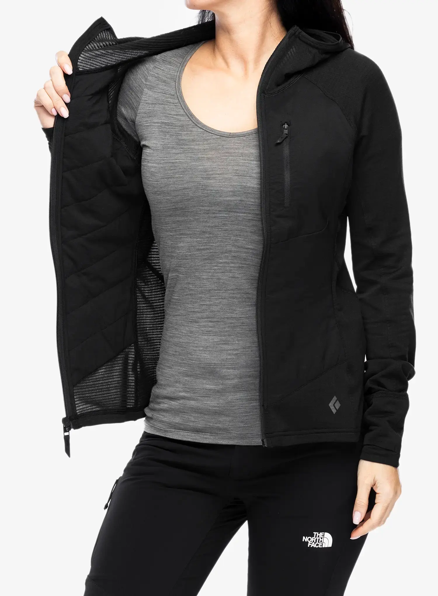 Ženska hibridna jakna Black Diamond Coefficient LT Hybrid - black