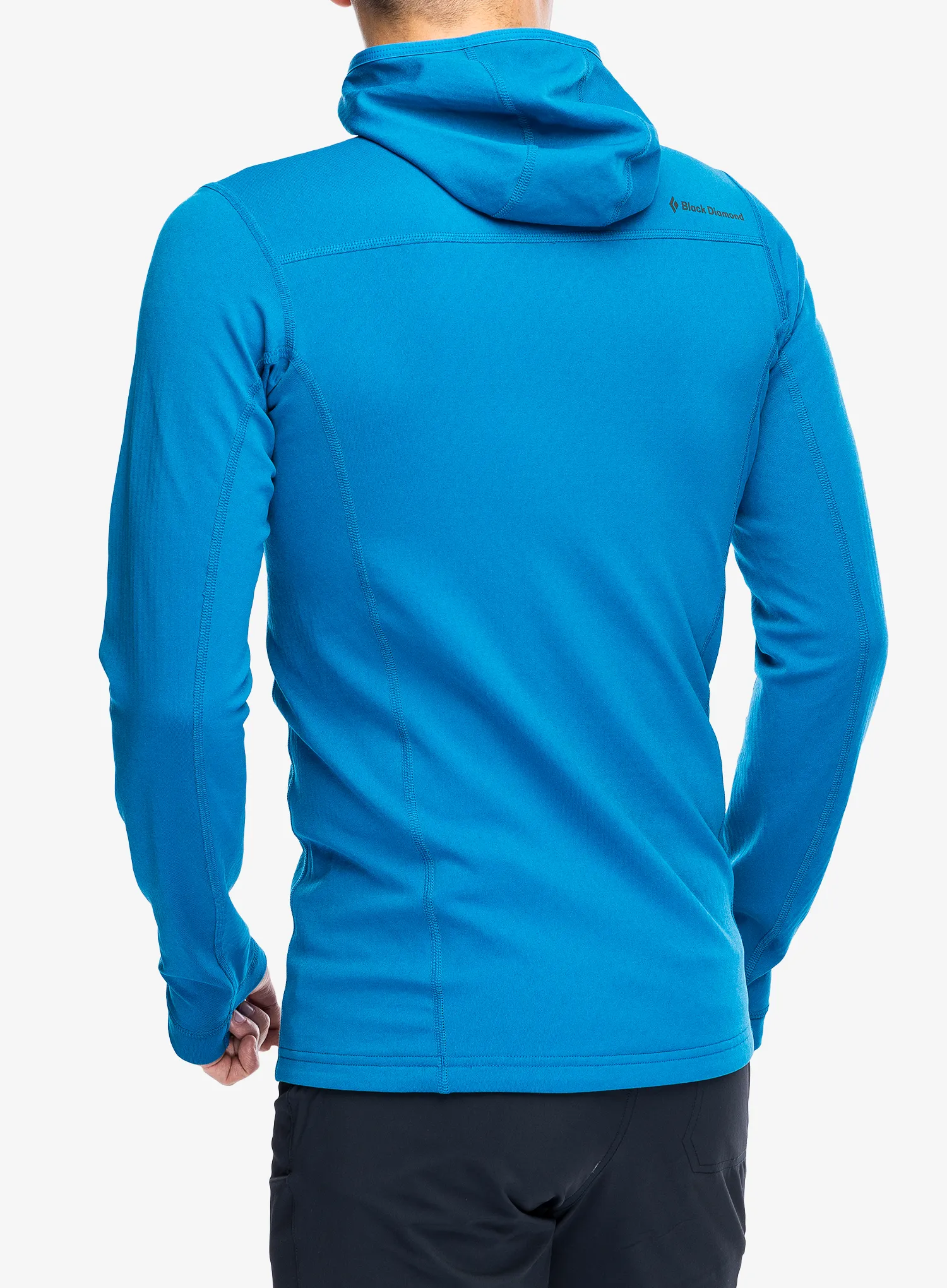Flis Black Diamond Coefficient QZ Hoody - kingfisher