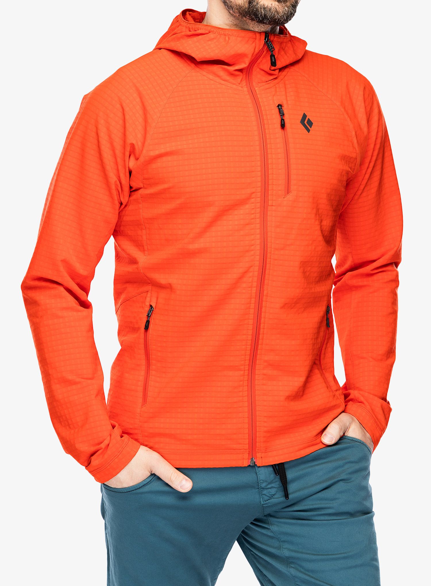 Flis Black Diamond Coefficient Storm FZ Hoody - octane
