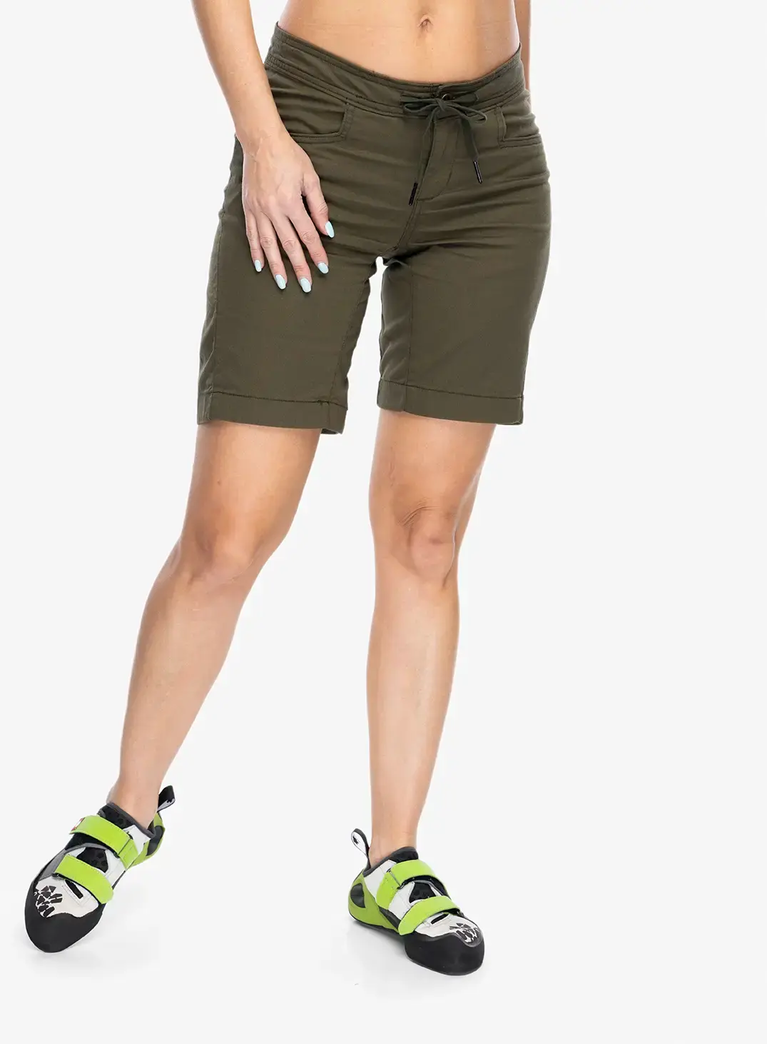 Ženske plezalne kratke hlače Black Diamond Credo Shorts - sergeant