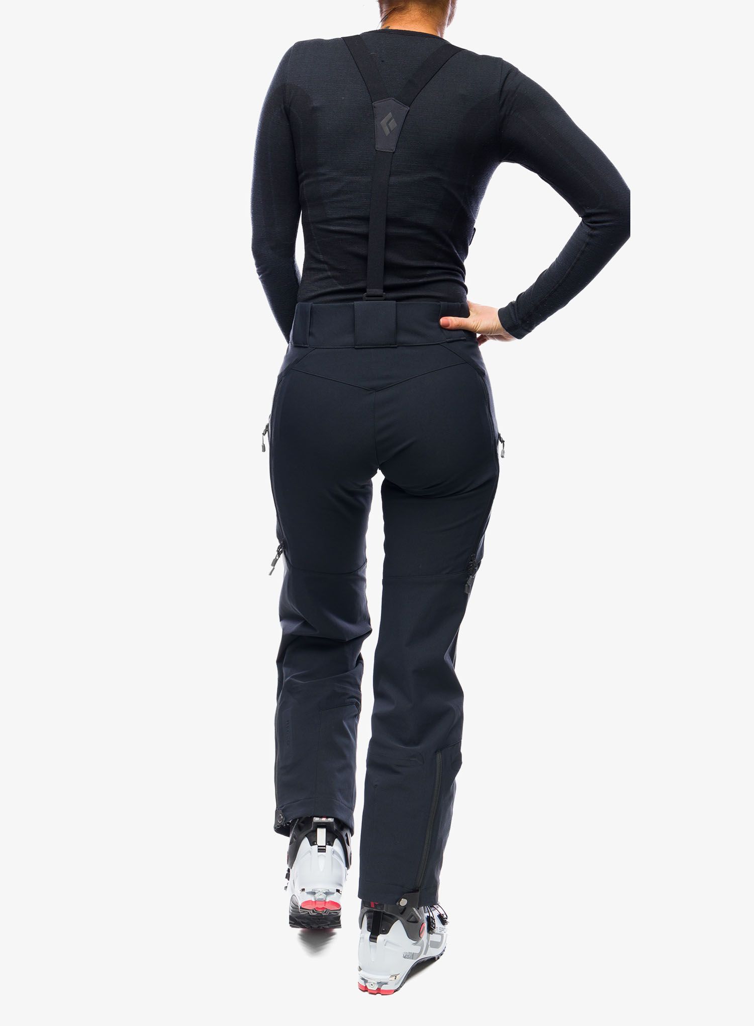 Ženske hlače za turno smučanje Black Diamond Dawn Patrol Pants - black