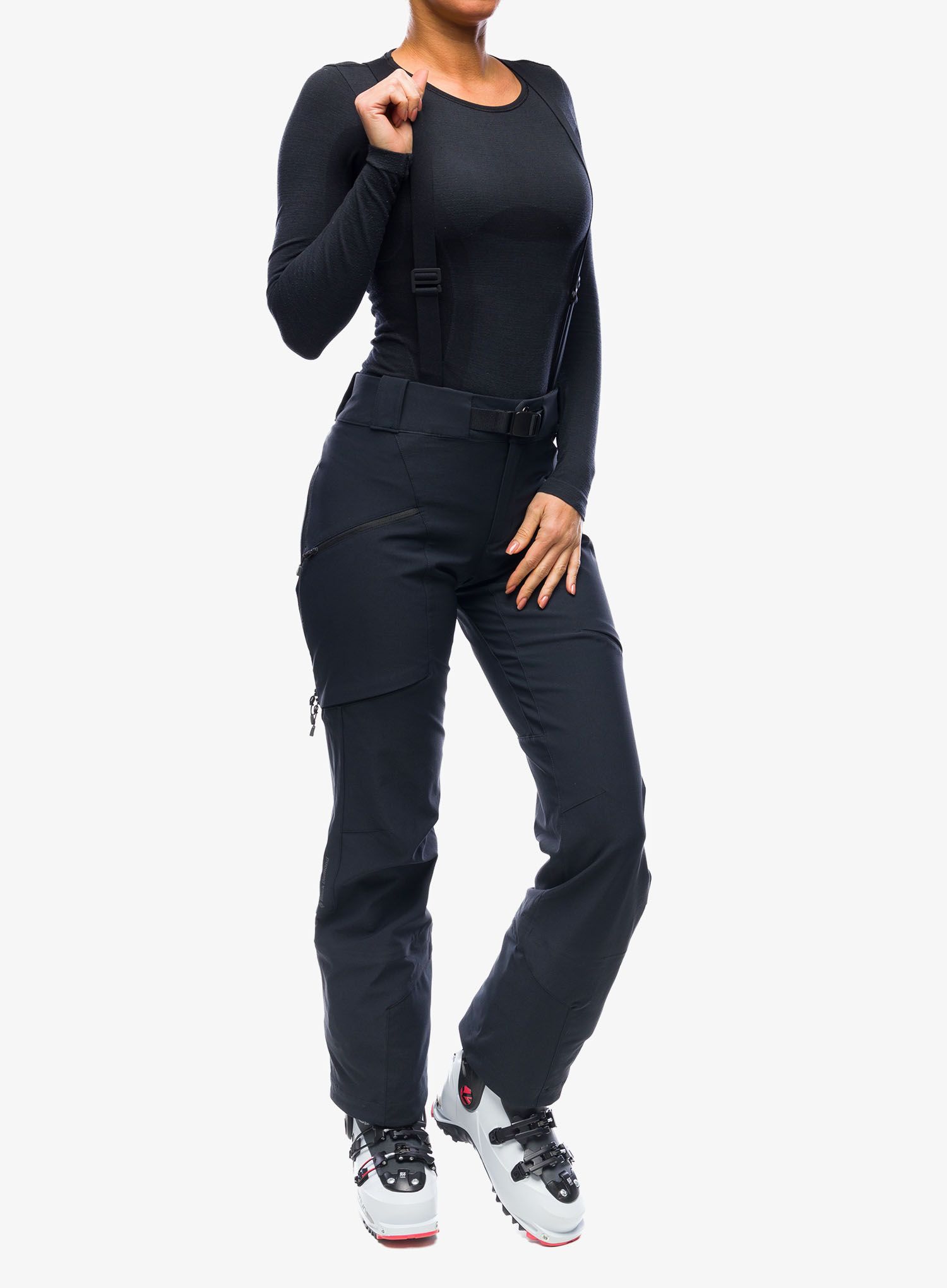 Ženske hlače za turno smučanje Black Diamond Dawn Patrol Pants - black