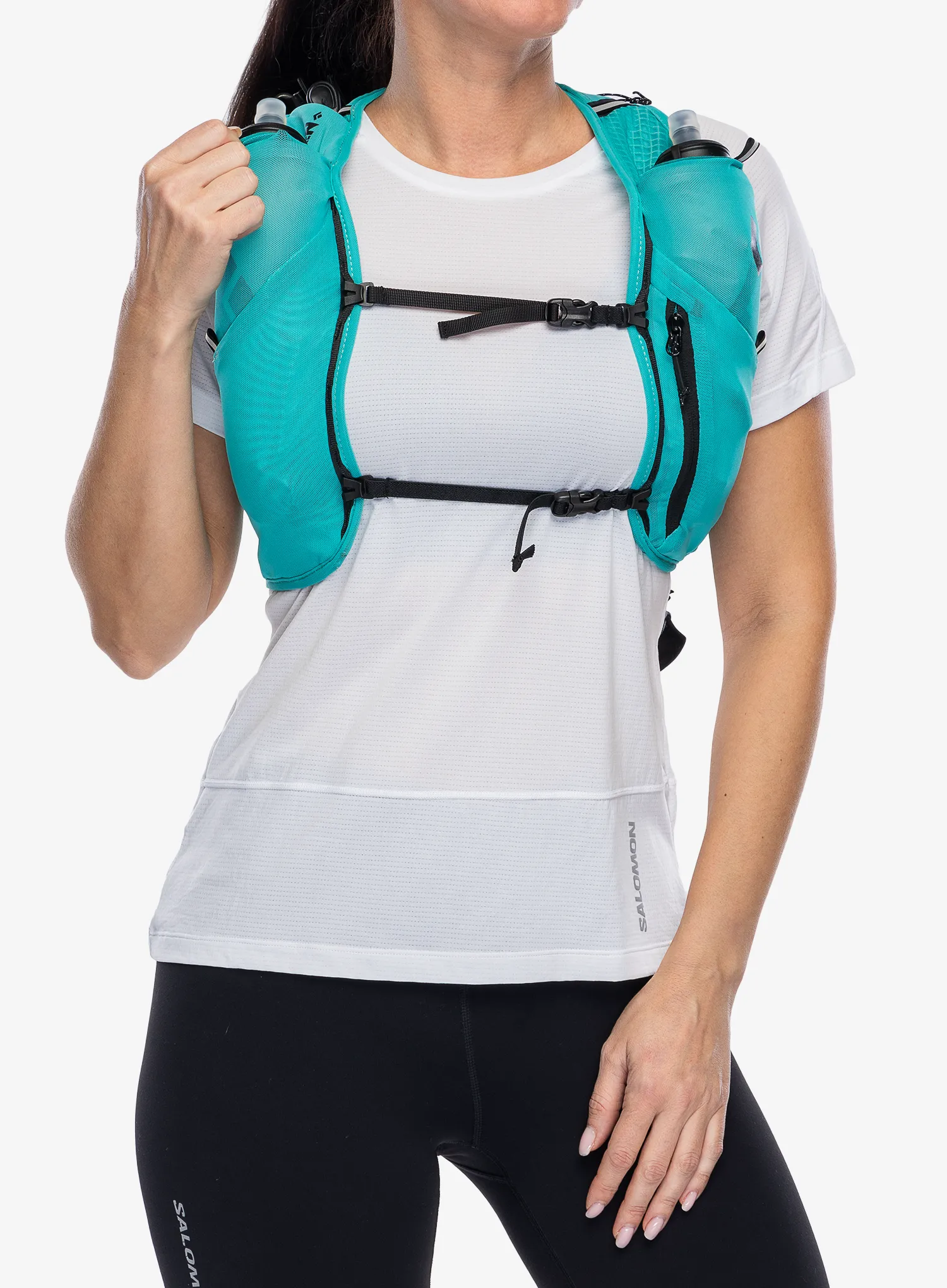Ženski tekaški brezrokavnik Black Diamond Distance 4 Hydration Vest - dark patina/patina