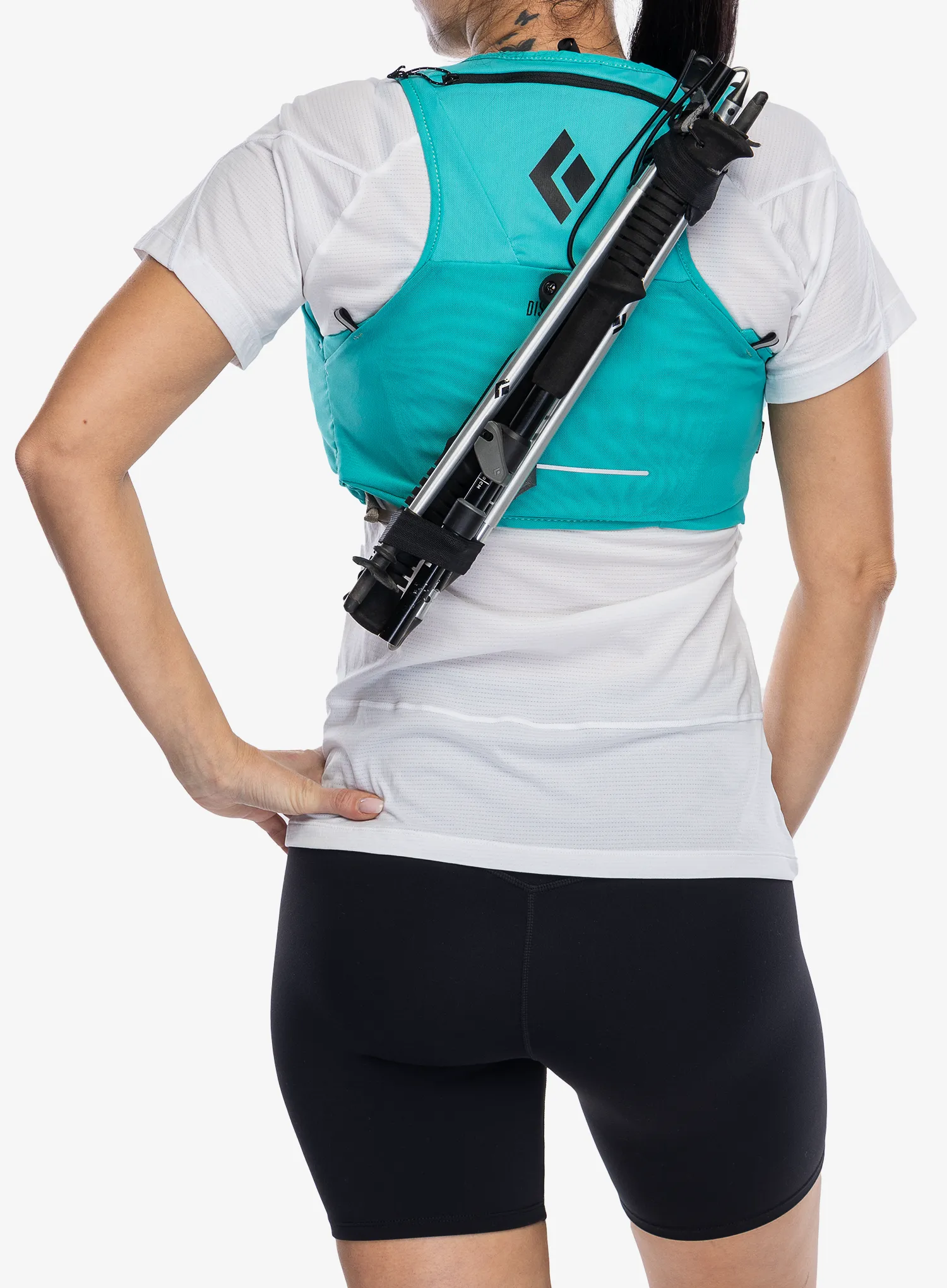 Ženski tekaški brezrokavnik Black Diamond Distance 4 Hydration Vest - dark patina/patina