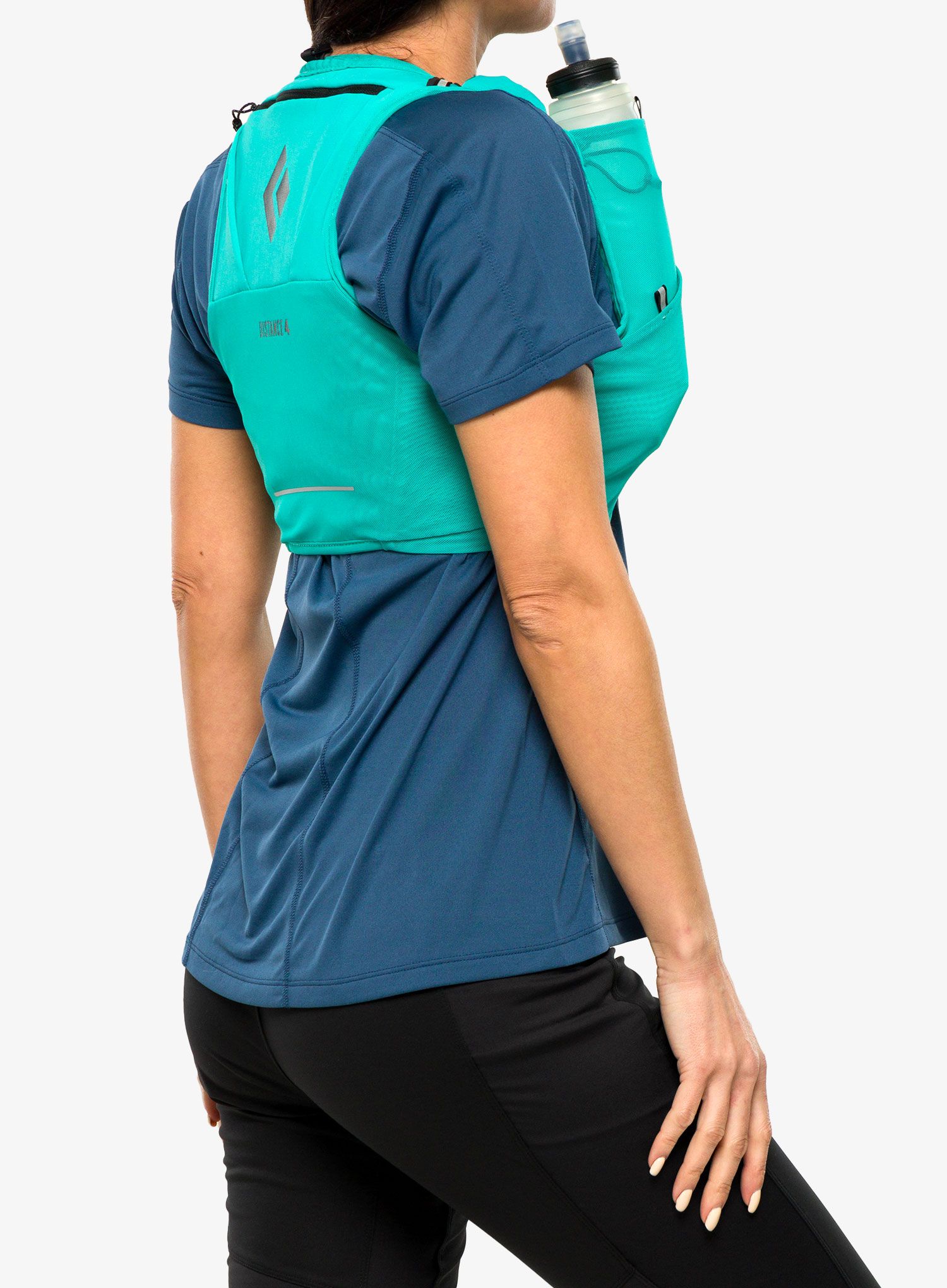Ženski tekaški brezrokavnik Black Diamond Distance 4 Hydration Vest - dark patina