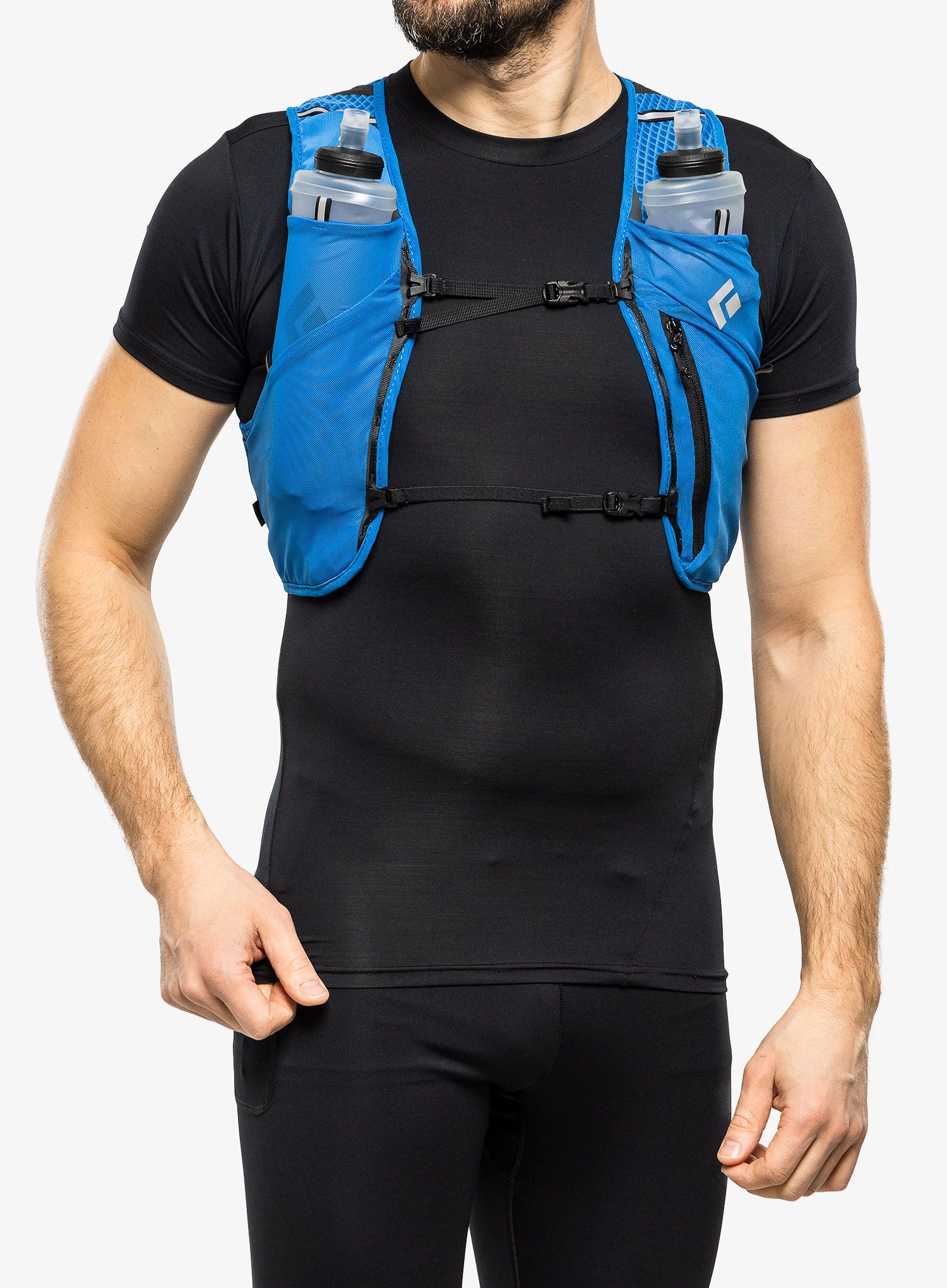 Tekaški brezrokavnik Black Diamond Distance 4 Hydration Vest - ultra blue