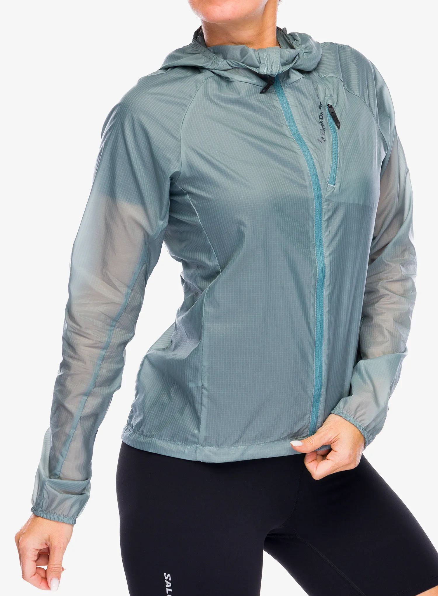 Ženska jakna za tek Black Diamond Distance Wind Shell - blue ash