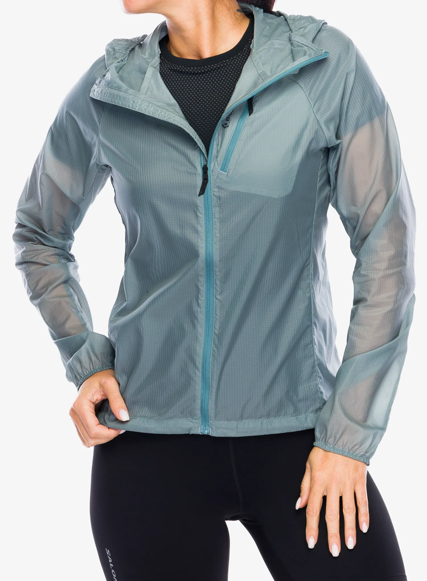 Ženska jakna za tek Black Diamond Distance Wind Shell - blue ash