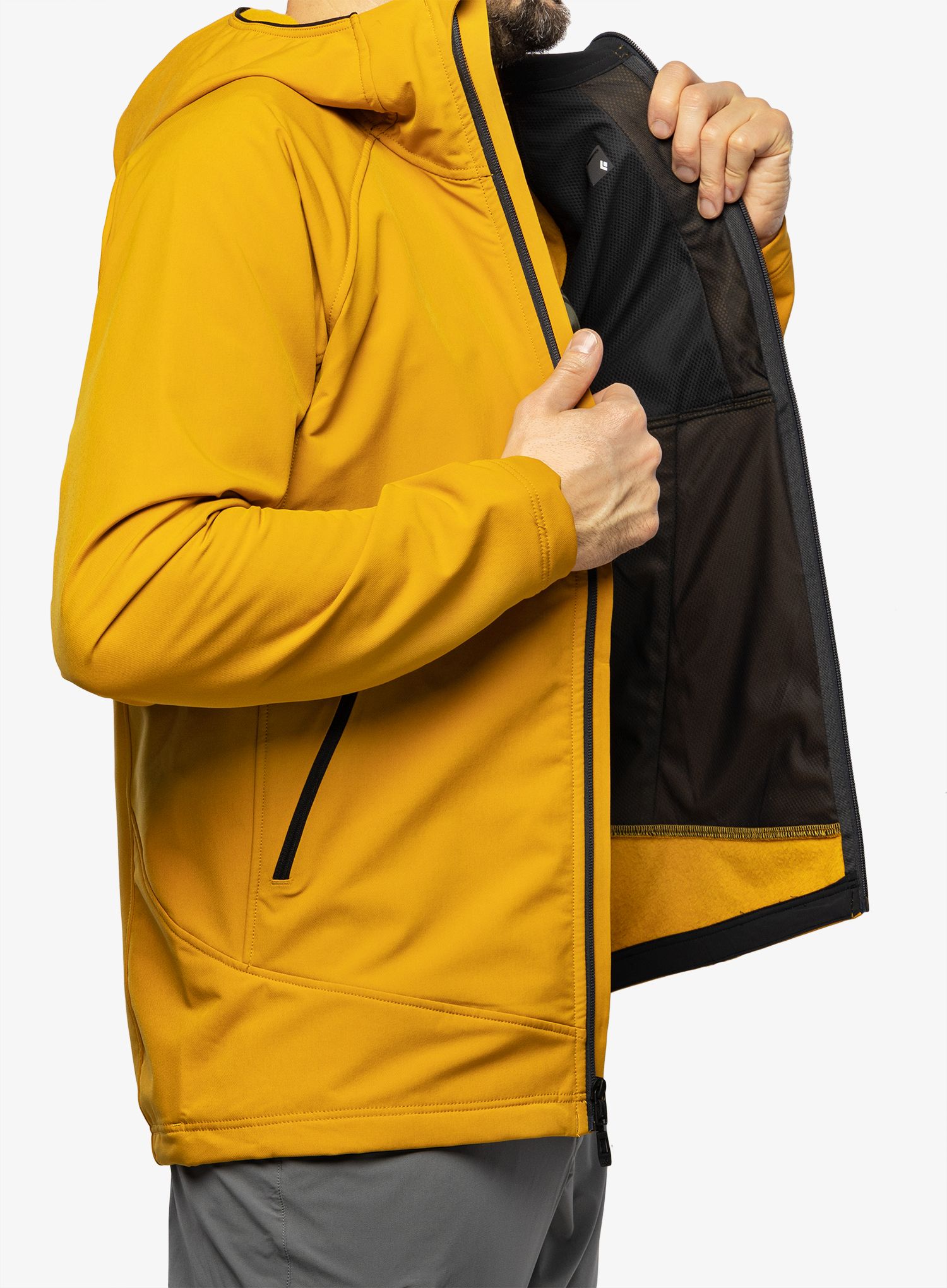 Softshell jakna Black Diamond Element Hoody - amber