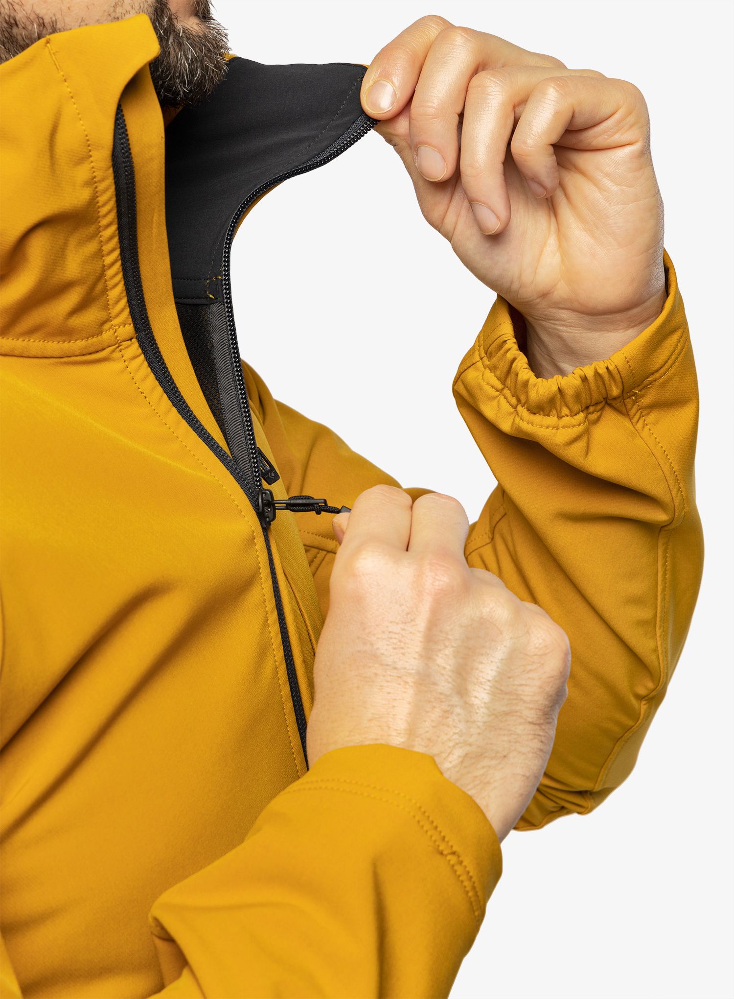 Softshell jakna Black Diamond Element Hoody - amber