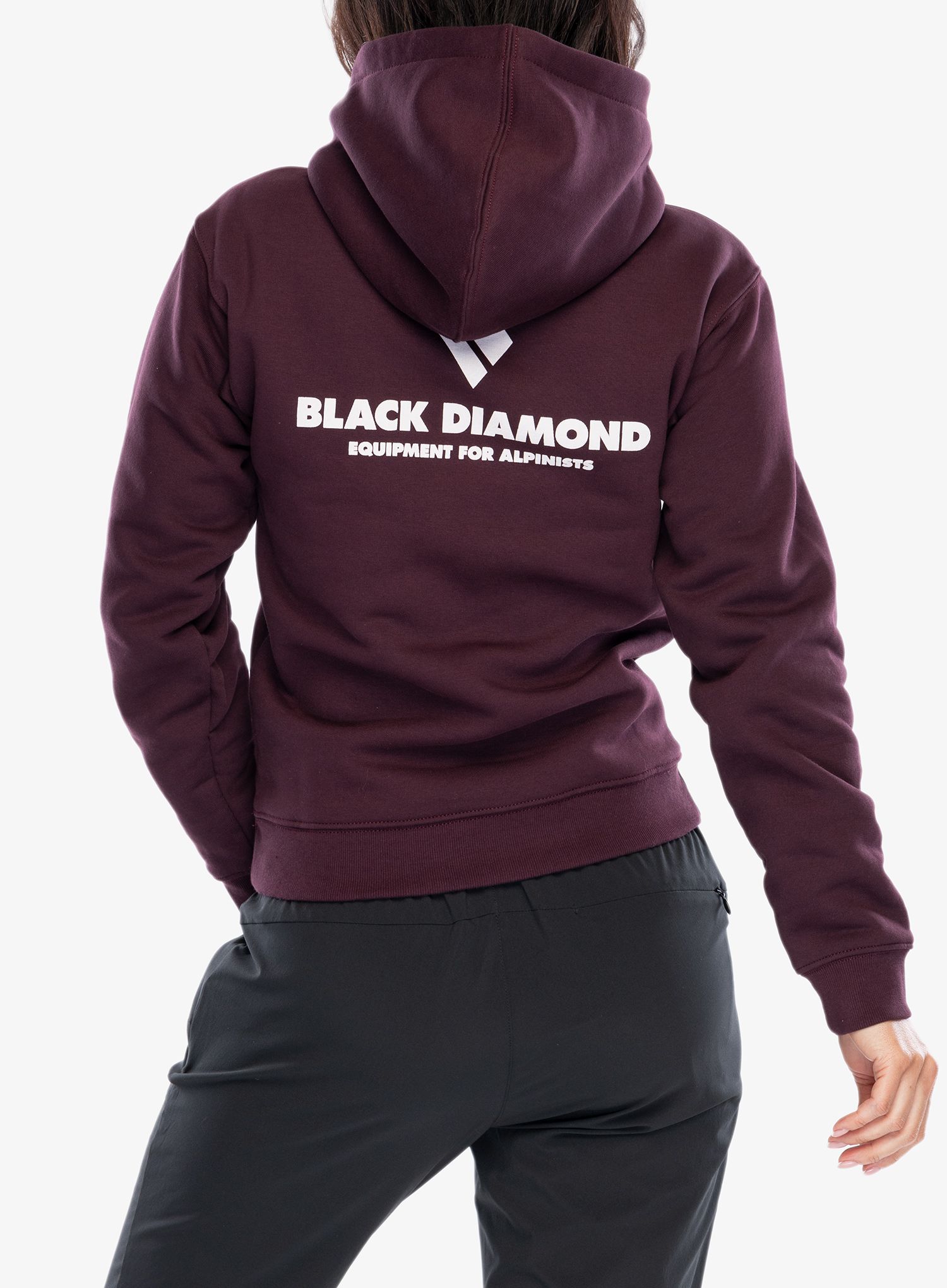 Ženska jopa s kapuco Black Diamond Equipment For Alpinists PO Hoody - bordeaux