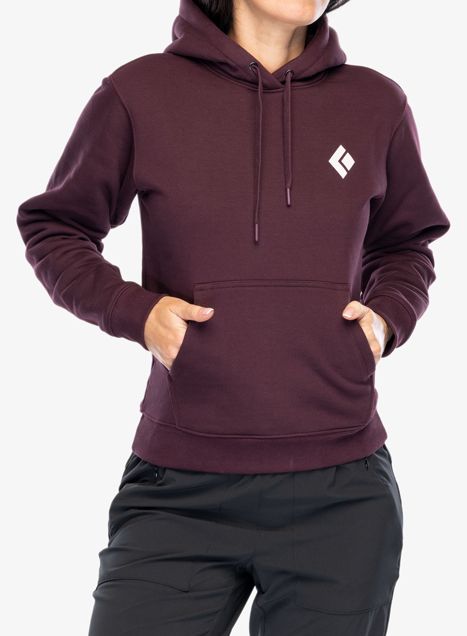 Ženska jopa s kapuco Black Diamond Equipment For Alpinists PO Hoody - bordeaux
