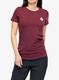 Ženska bombažna majica Black Diamond Equipment For Alpinists SS Tee - burgundy