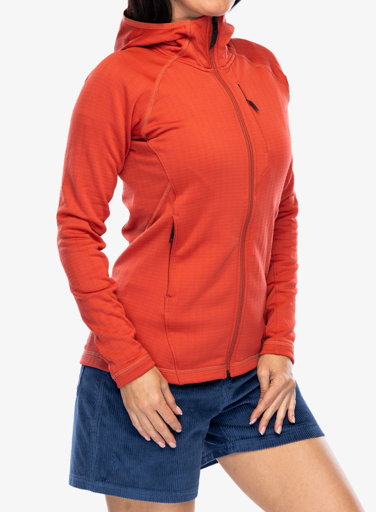 Ženska jopica z zadrgo Black Diamond Factor Hoody - grenadine