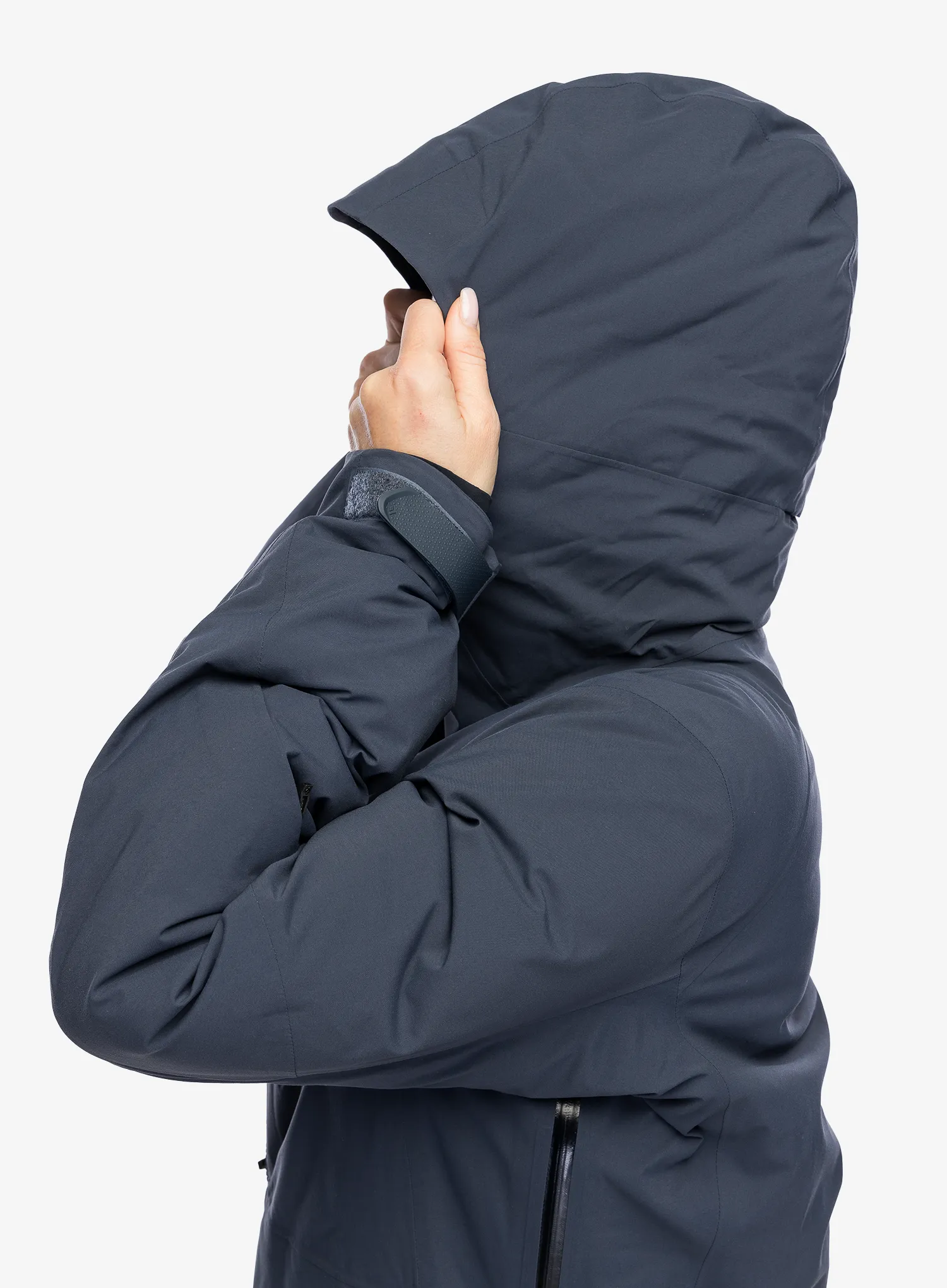 Ženska puhovka Black Diamond Factor Insulated Parka - charcoal
