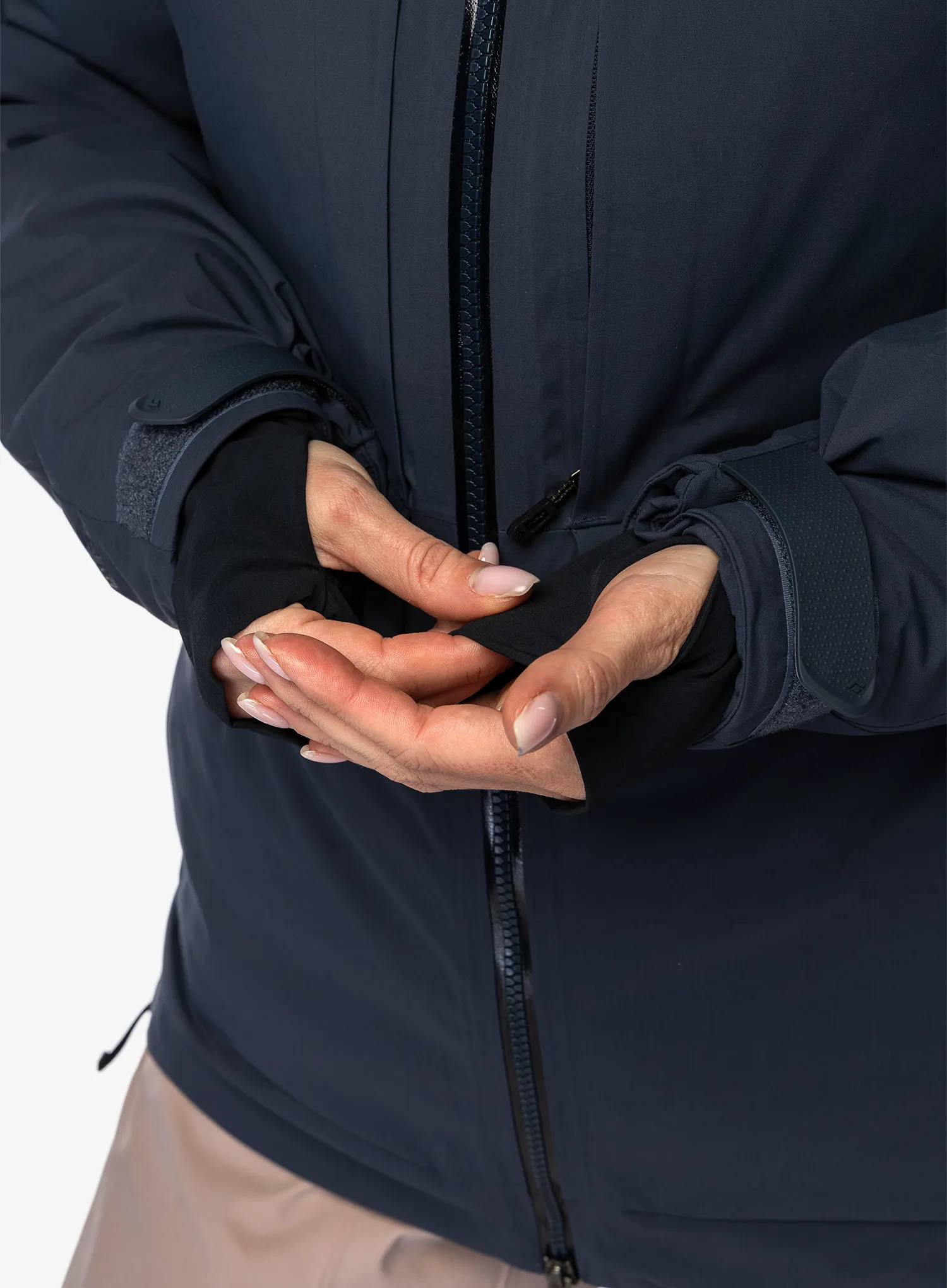 Ženska puhovka Black Diamond Factor Insulated Parka - charcoal