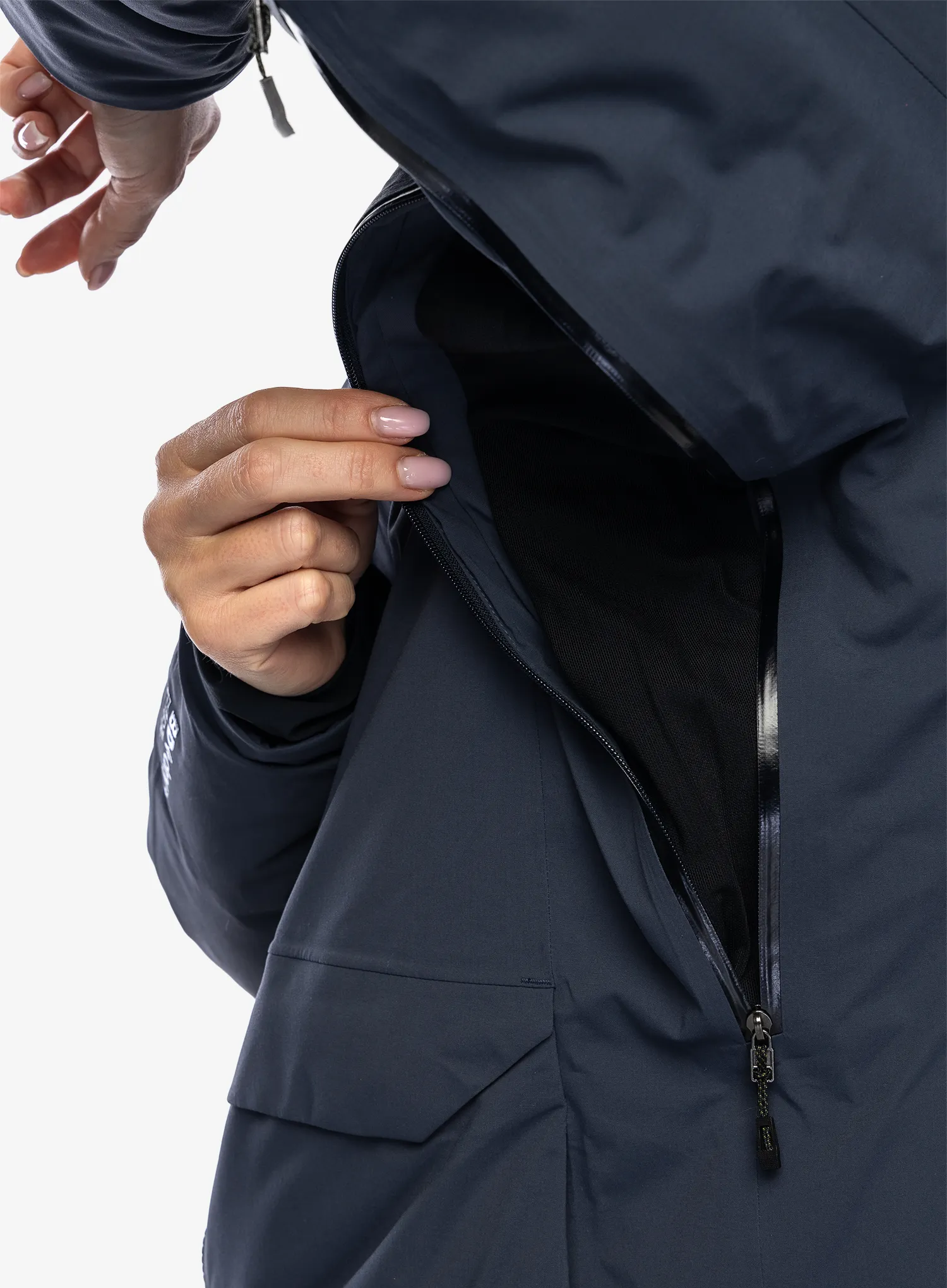 Ženska puhovka Black Diamond Factor Insulated Parka - charcoal