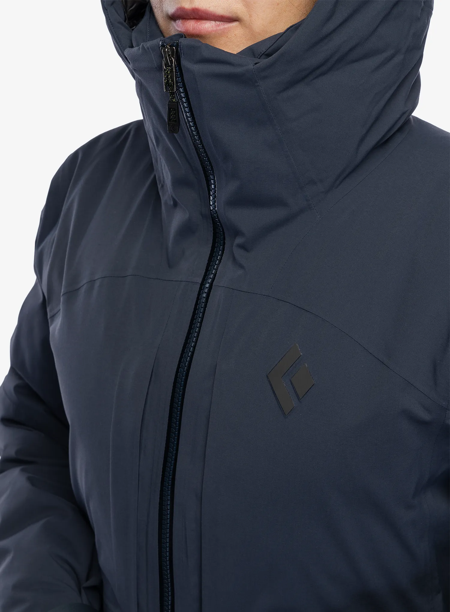 Ženska puhovka Black Diamond Factor Insulated Parka - charcoal