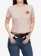 Ženska majica s potiskom Black Diamond Faded Crop SS Tee - pale mauve