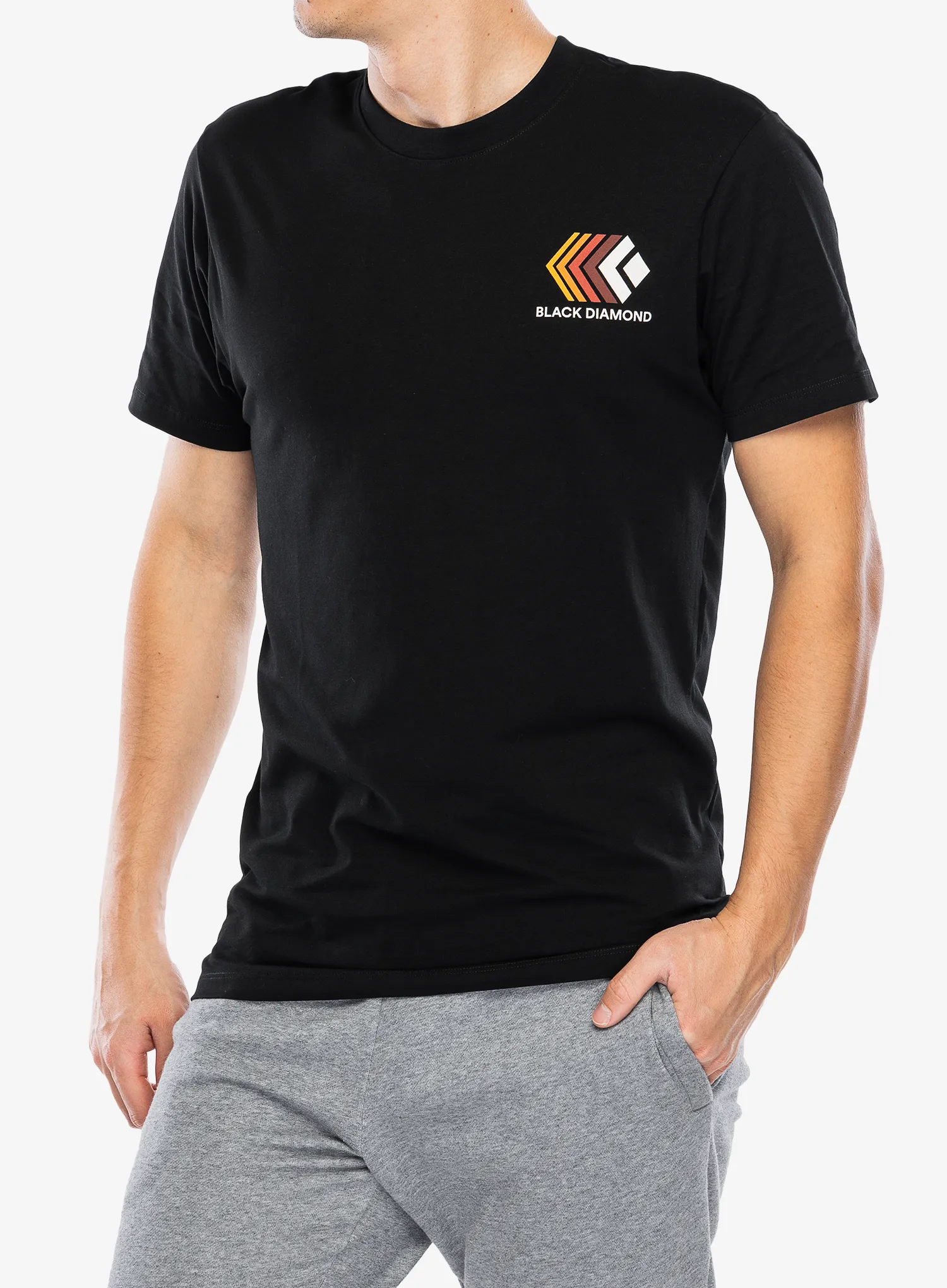 Bombažna majica Black Diamond Faded SS Tee - black